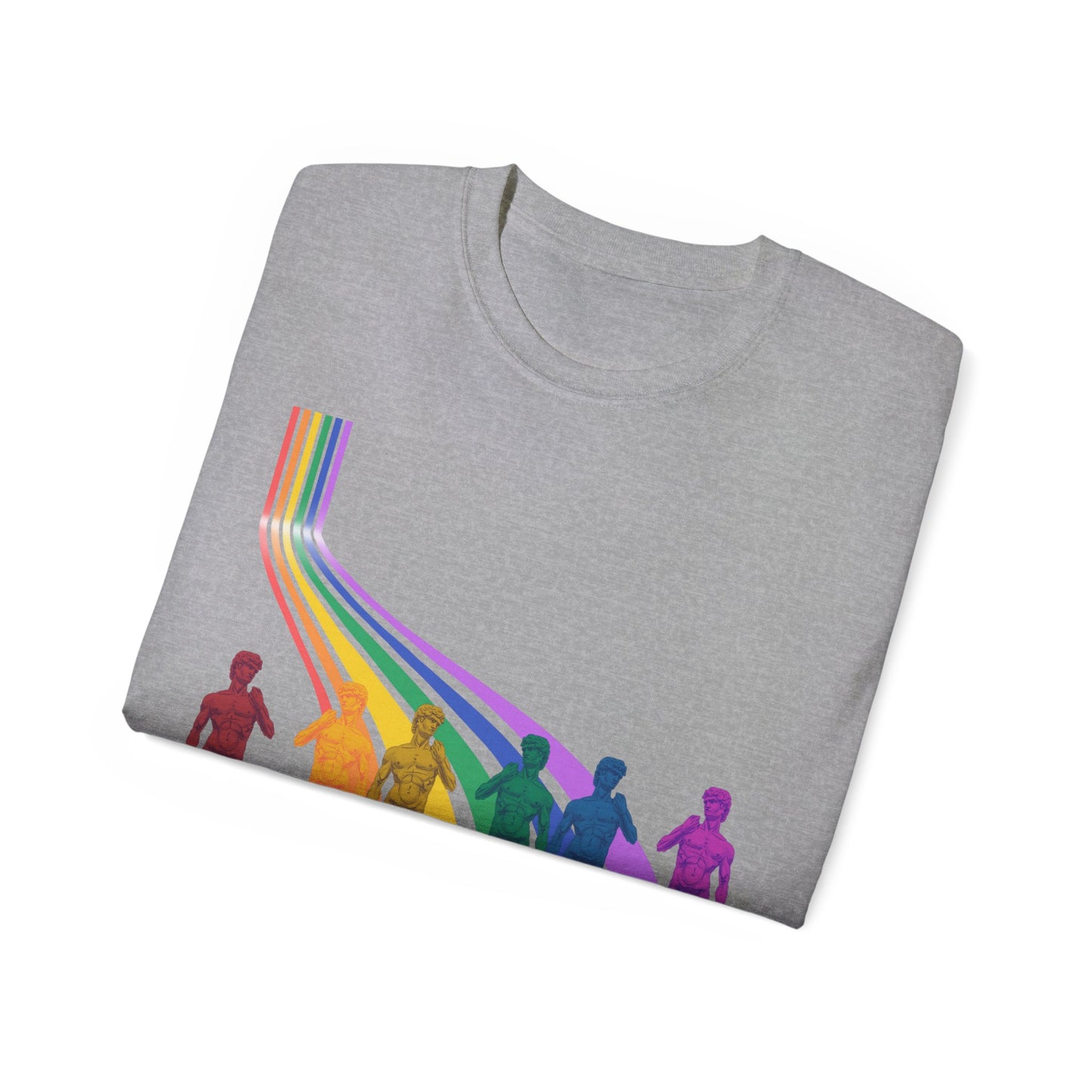 Camiseta unisex de algodón ultra fino Davey Pride de la UE