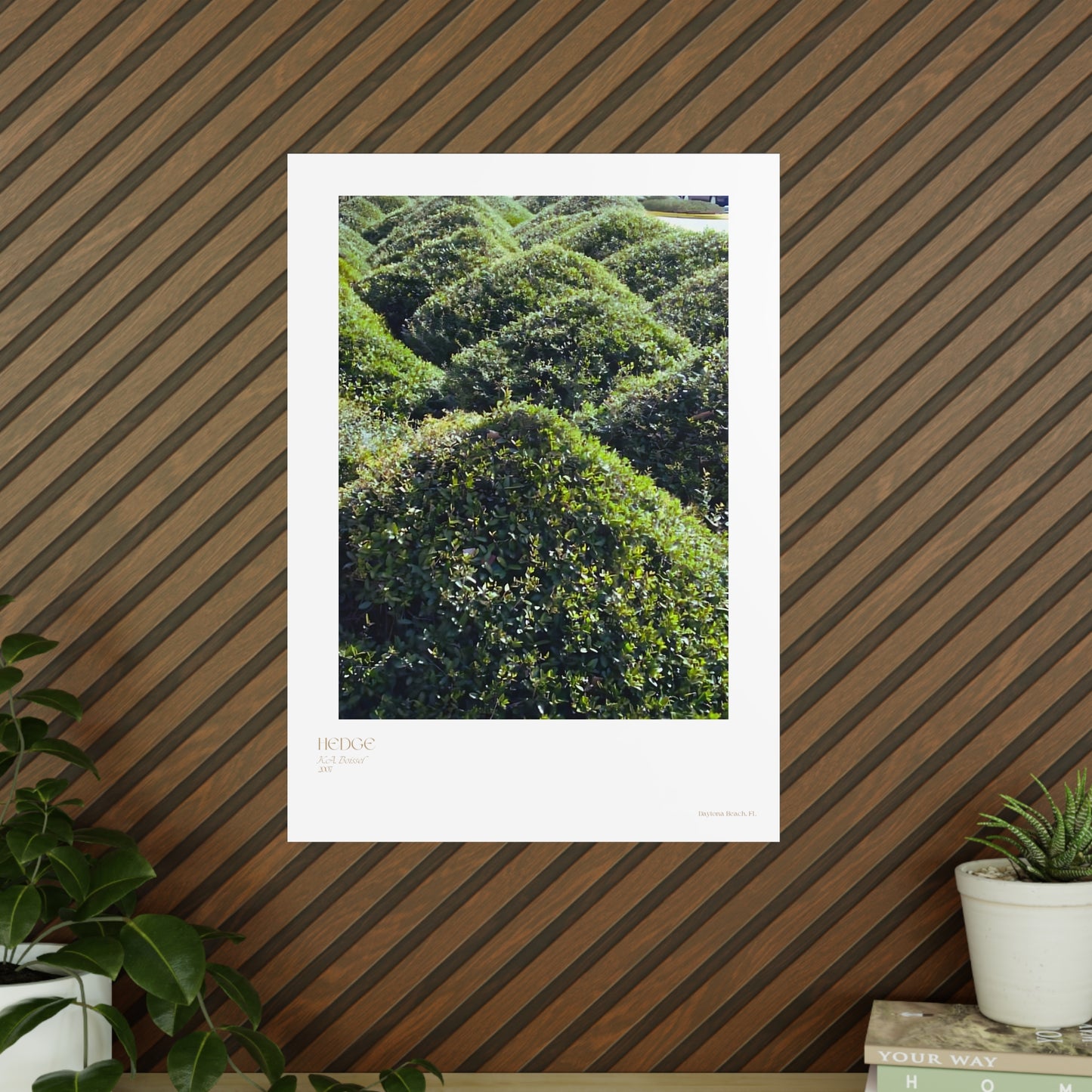 Hedge Photograph Vertical Posters EU