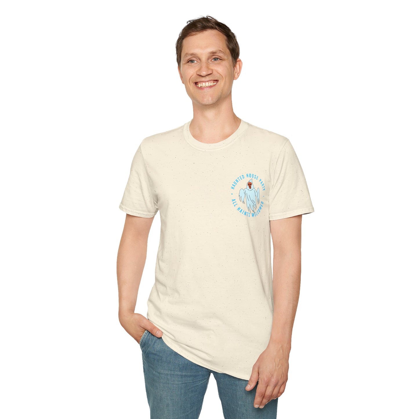 Ghost Party Unisex Softstyle T-Shirt