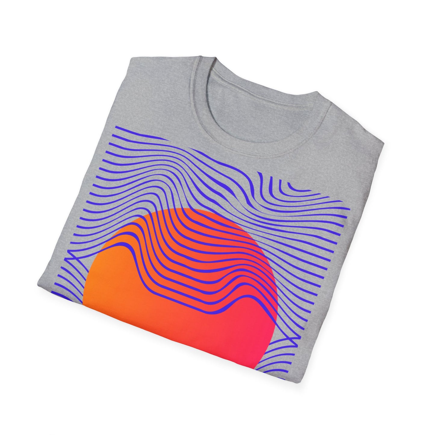 Camiseta unisex Waves Softstyle de la UE