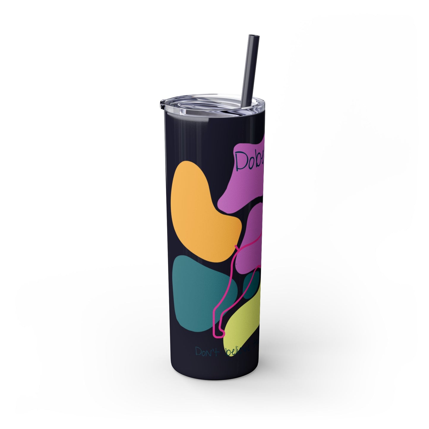 Doberman Tumbler with Straw, 20oz