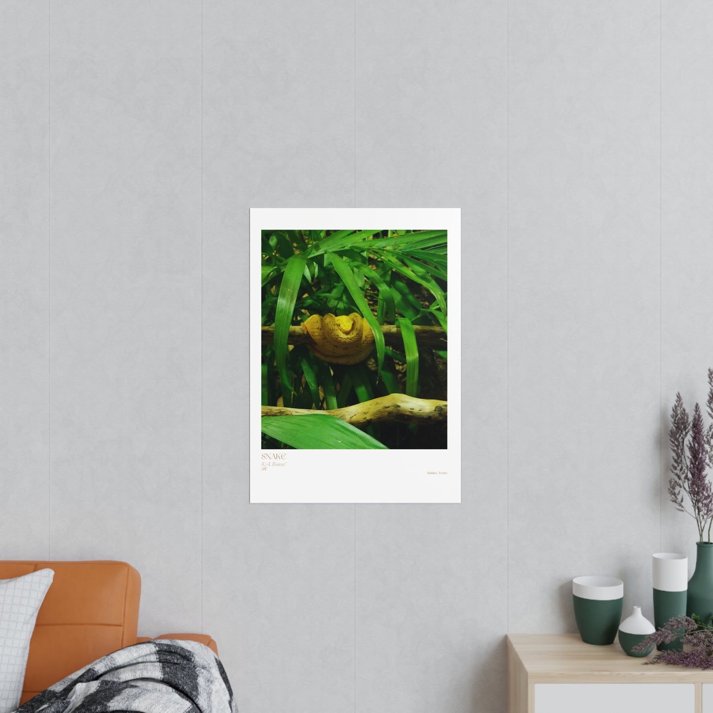 Snake Photograph Vertical Posters EU