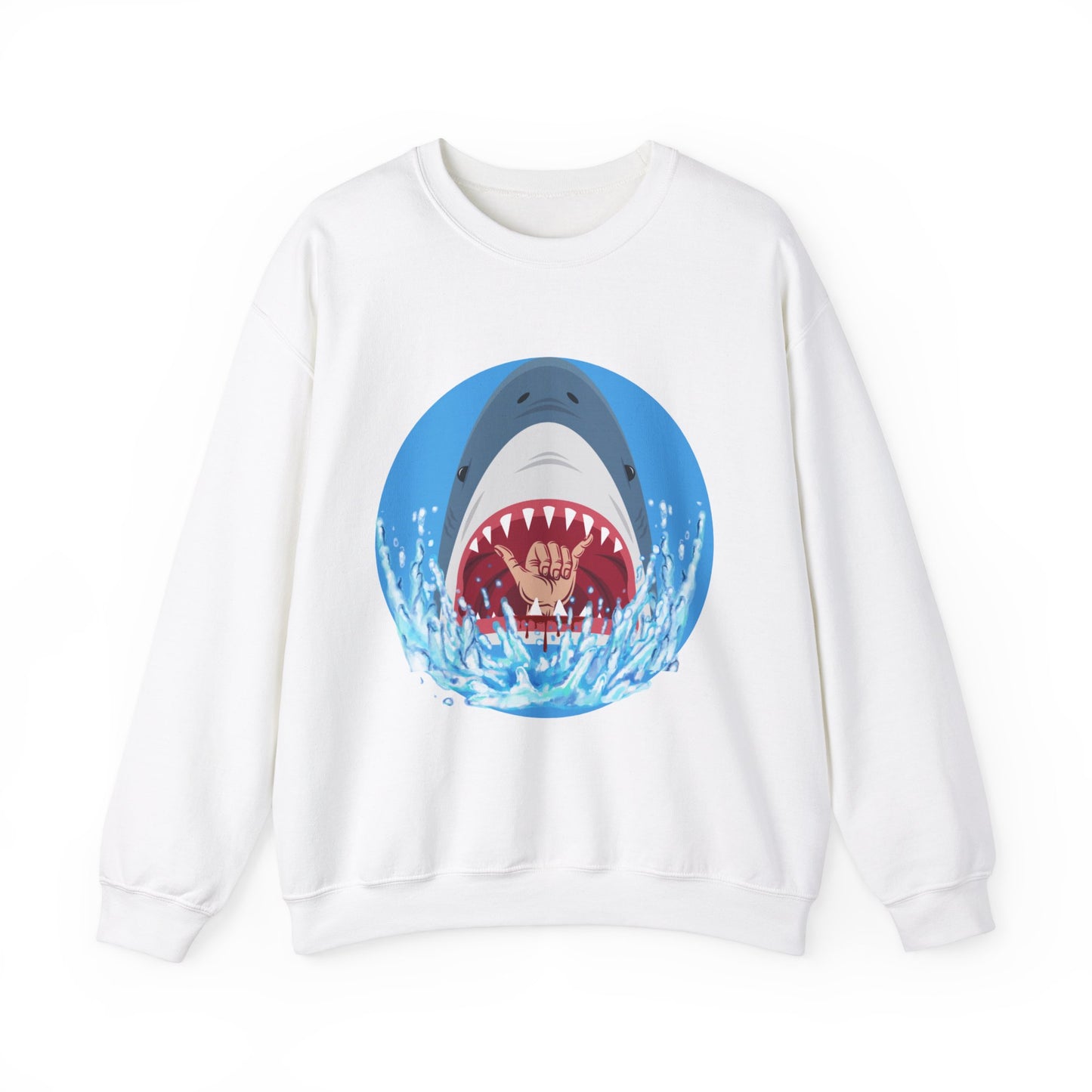 Surfin' Shark Unisex Heavy Blend™ Crewneck Sweatshirt