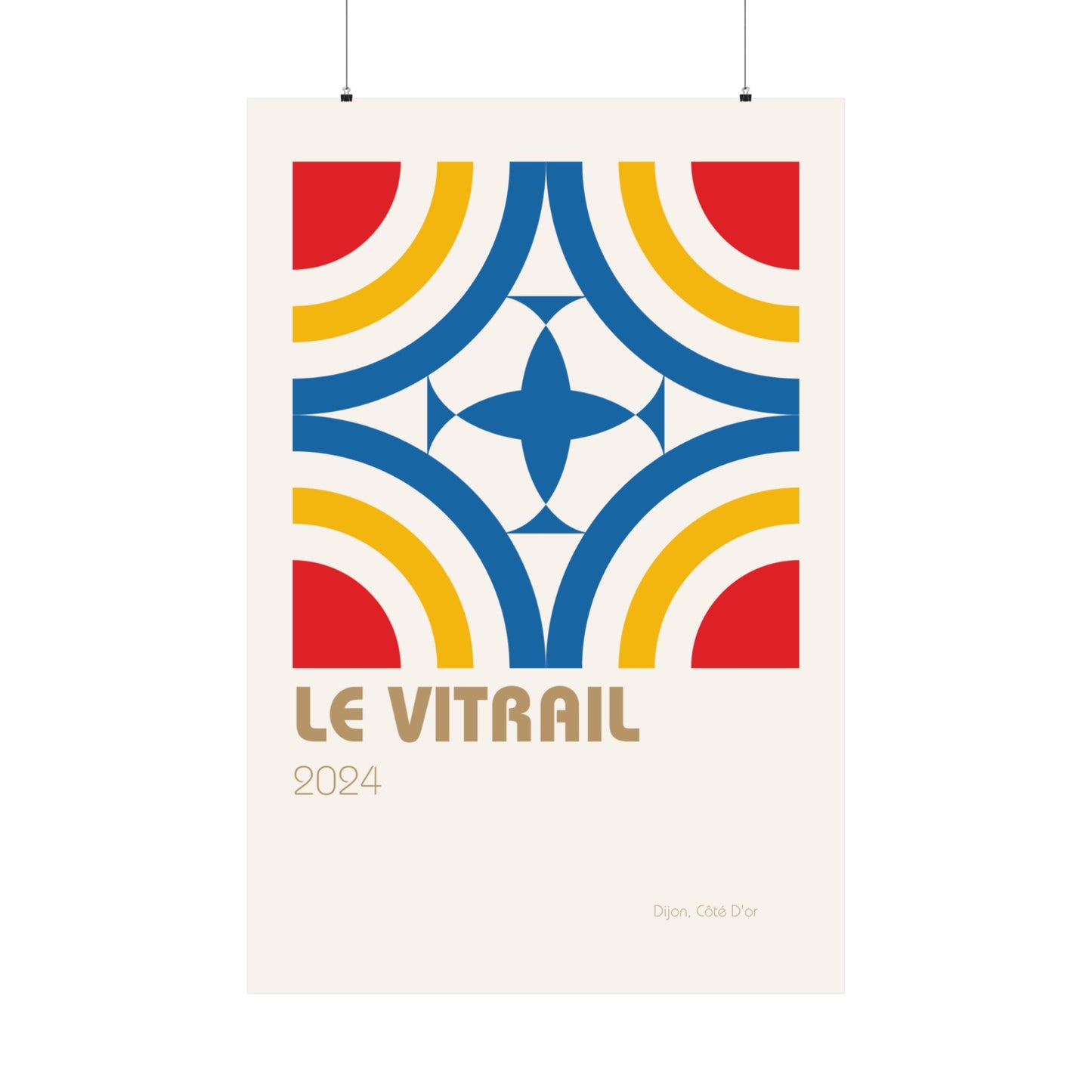 Le Vitrail Vertical Posters