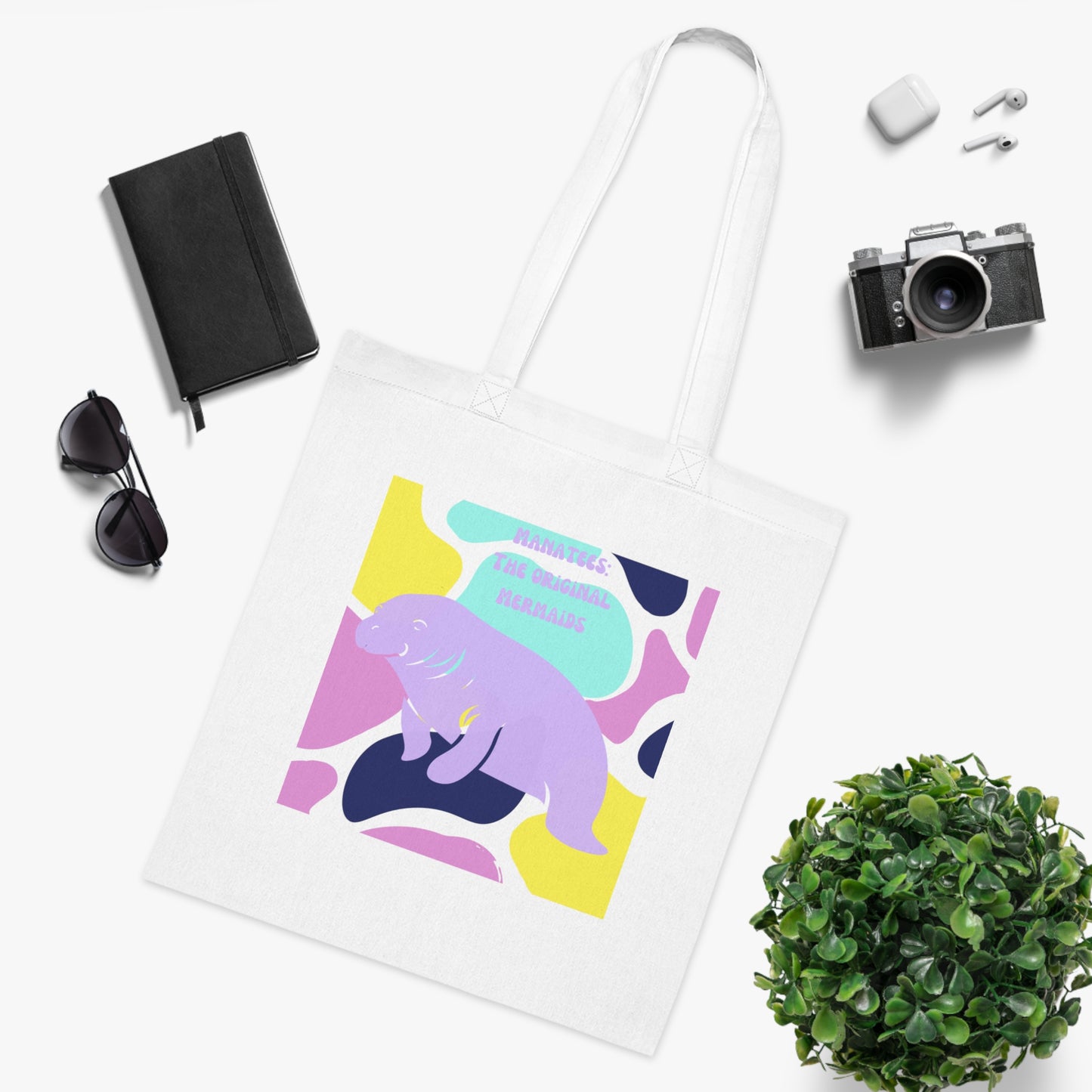 The Original Mermaid Manatee Tote Bag EU