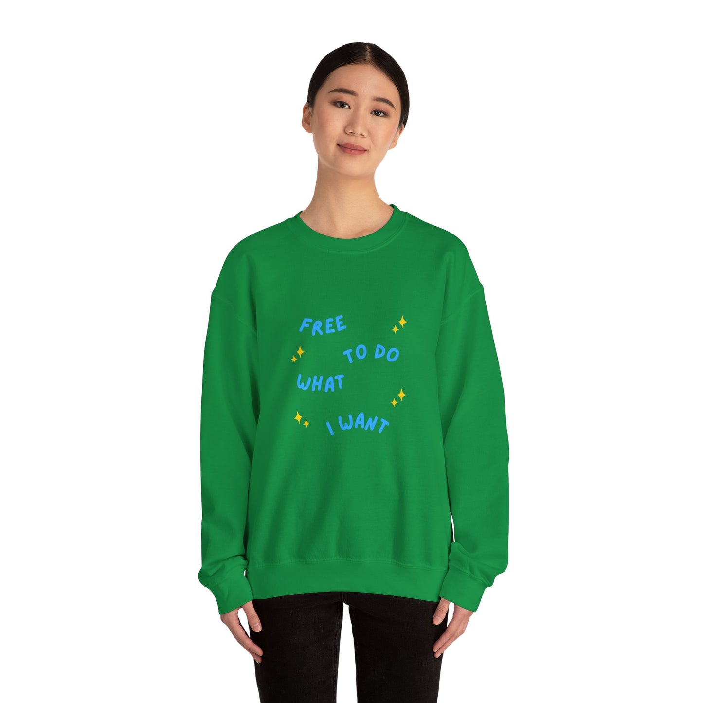 Free To Do What I Want Unisex Heavy Blend™ Crewneck Sweatshirt