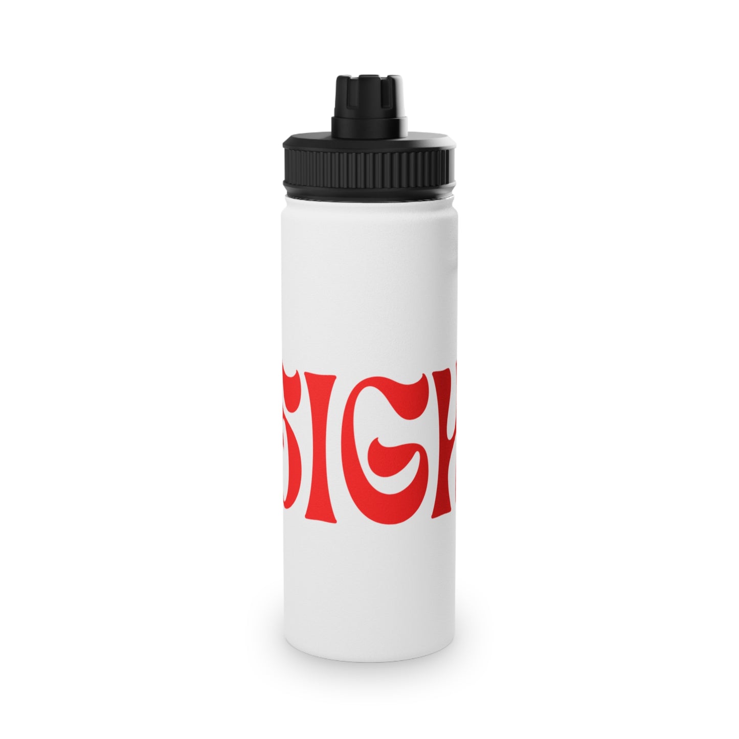 Sigh Steel Water Bottle, Standard Lid EU