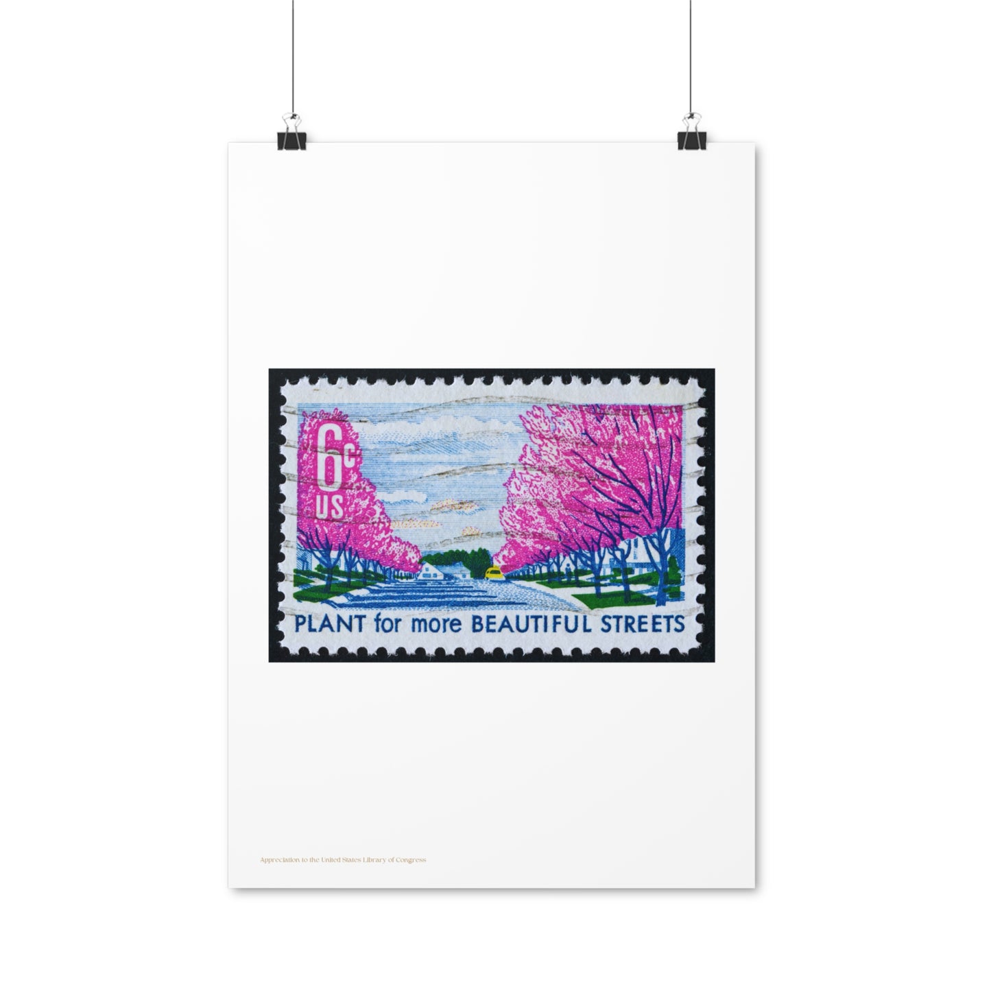 Beautiful Streets Stamp Vertical Poster EU