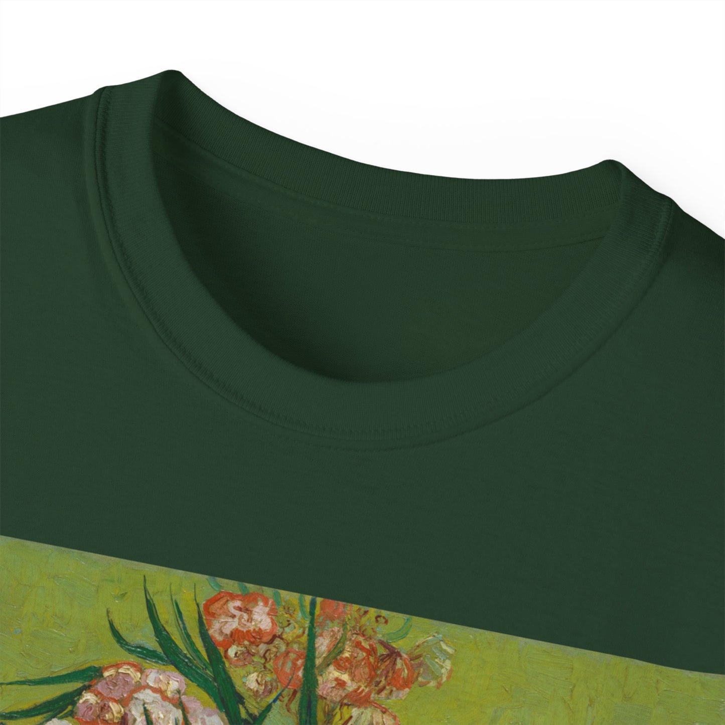 Camiseta de algodón ultradelgada de Vincent Van Gogh, Oleanders 1888