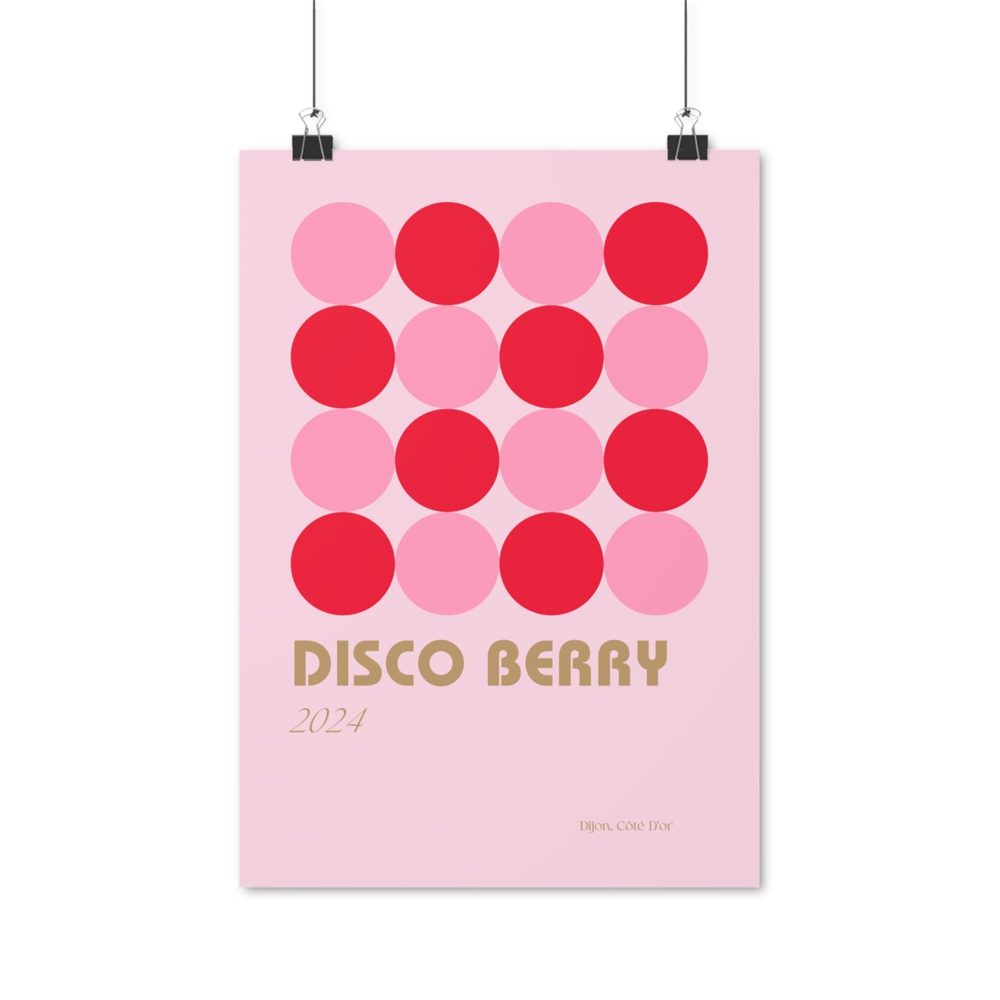 Disco Berry Vertical Posters EU