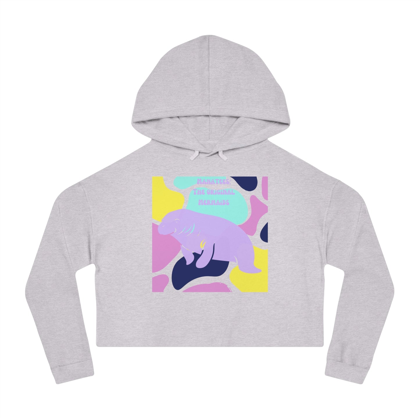 The Original Mermaid Manatee Crop Hoodie