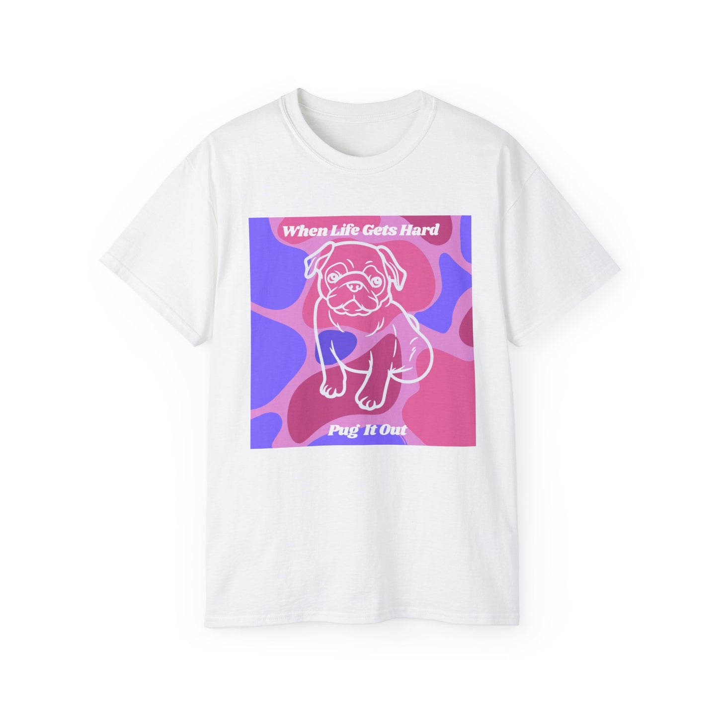 Charming Pug Unisex Ultra Cotton Tee