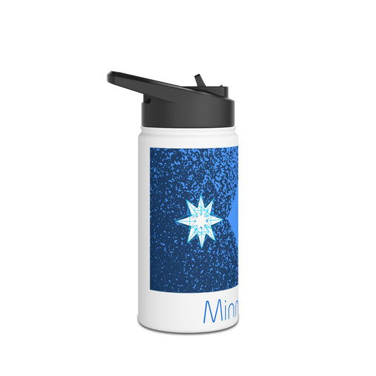 Modern Minnesota Stainless Steel Water Bottle, Standard Lid