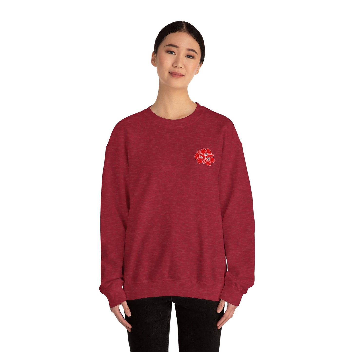 Poppies Unisex Heavy Blend™ Crewneck Sweatshirt