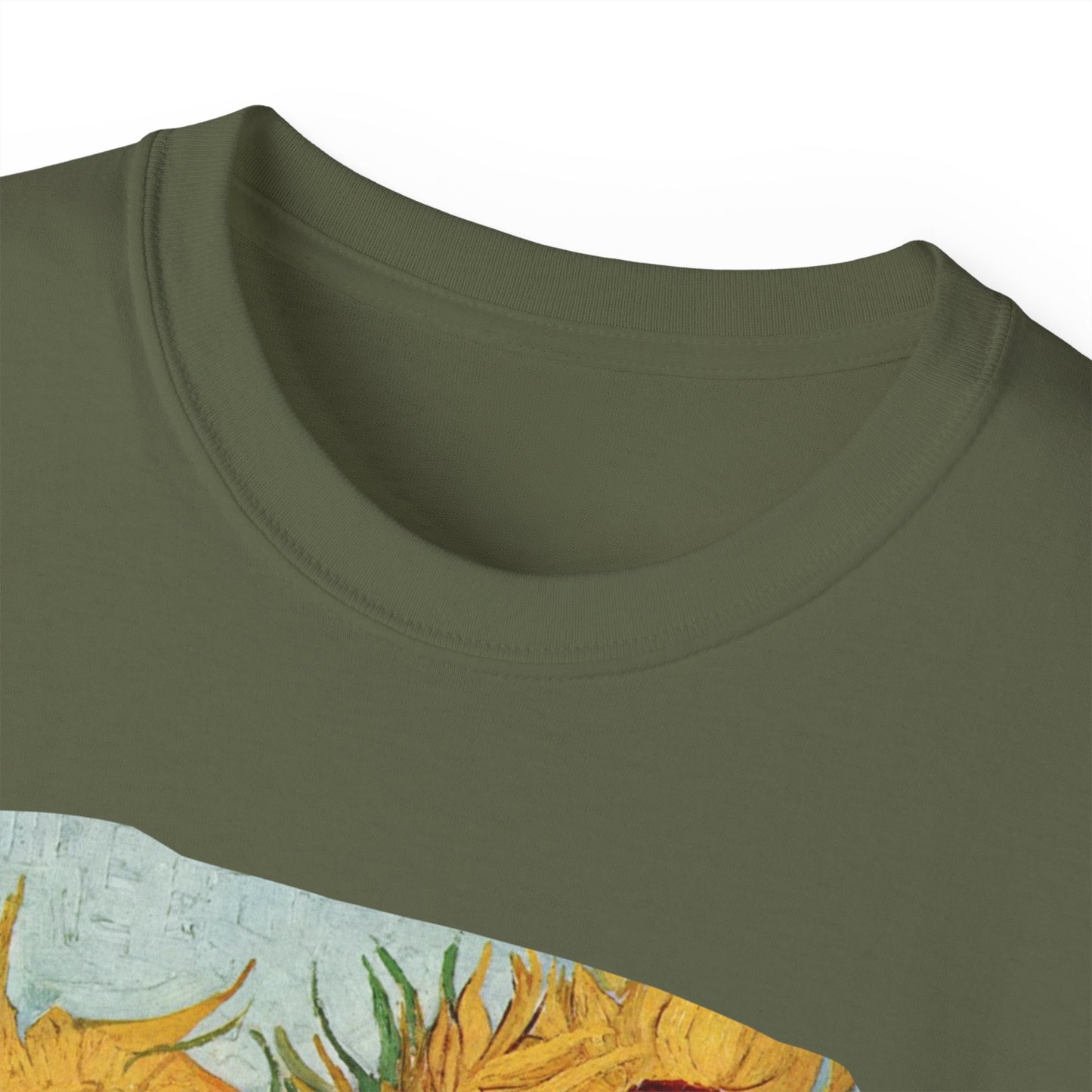 Brush Vincent Van Gogh, Sunflowers 1888-1889 Ultra Cotton Tee EU