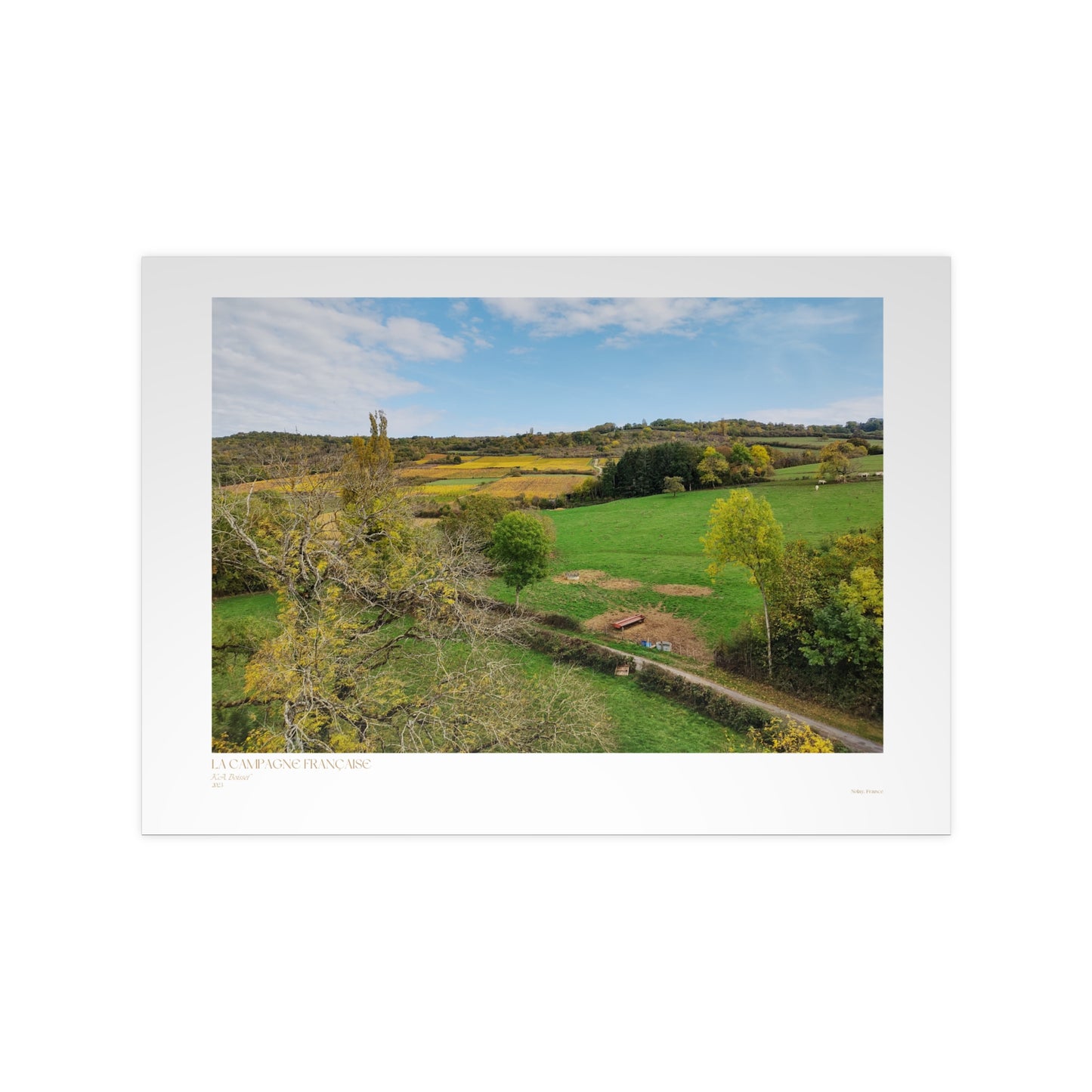 La Campagne Française Matte Photograph Horizontal Posters EU