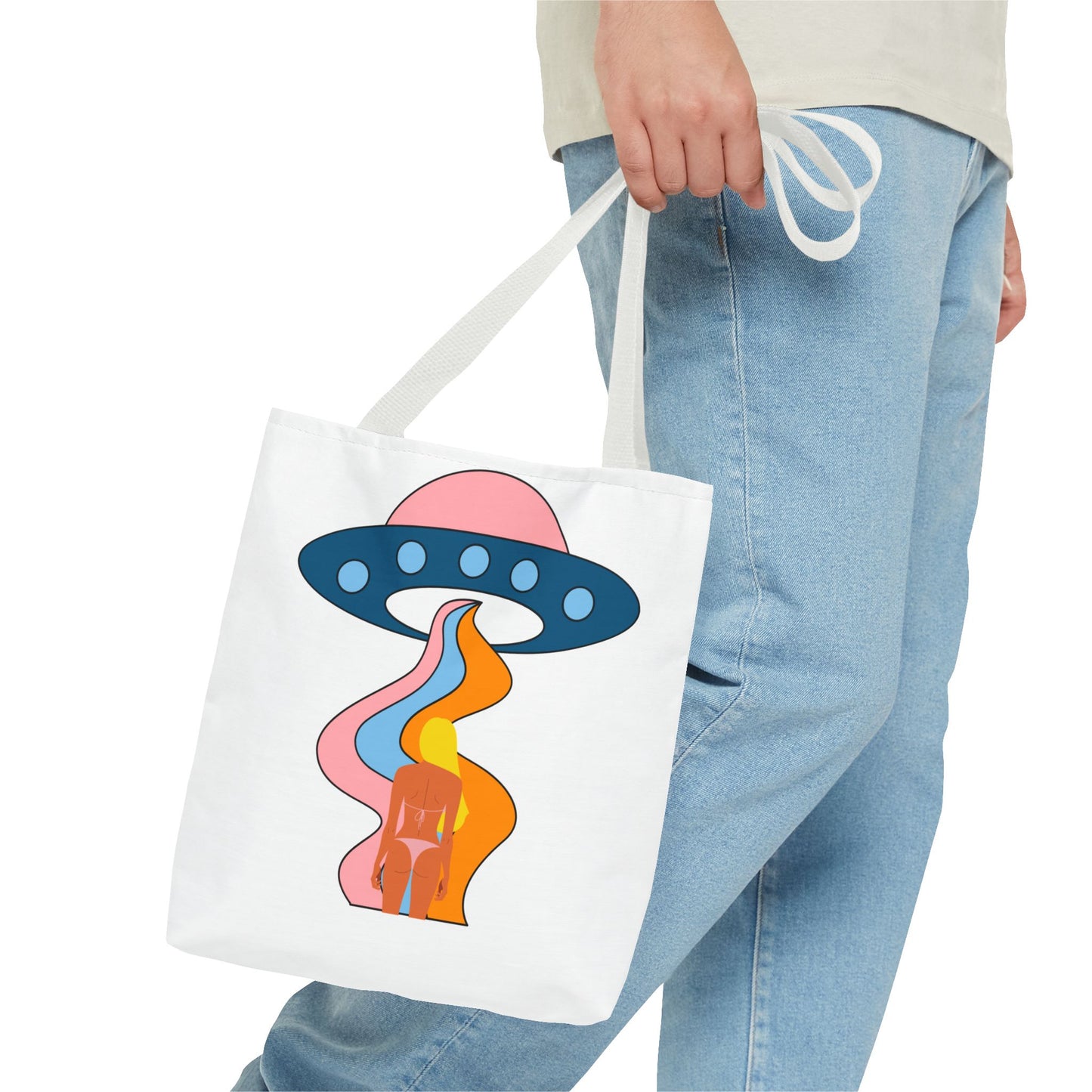 Bikini Abduction Tote Bag