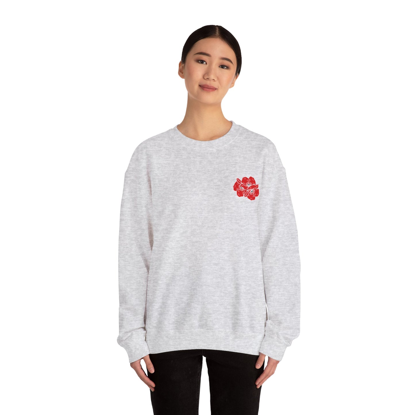 Poppies Unisex Heavy Blend™ Crewneck Sweatshirt EU