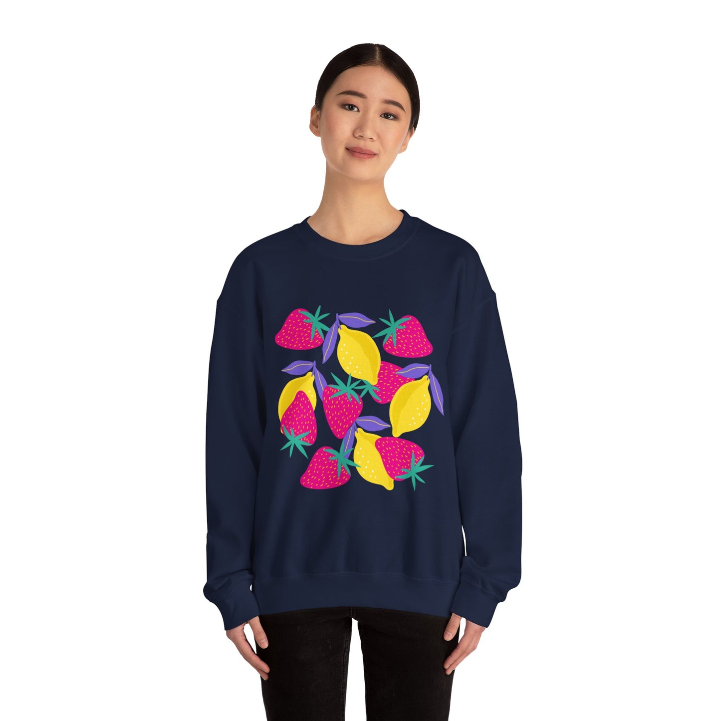 Lemons and Strawberries Unisex Heavy Blend™ Crewneck Sweatshirt