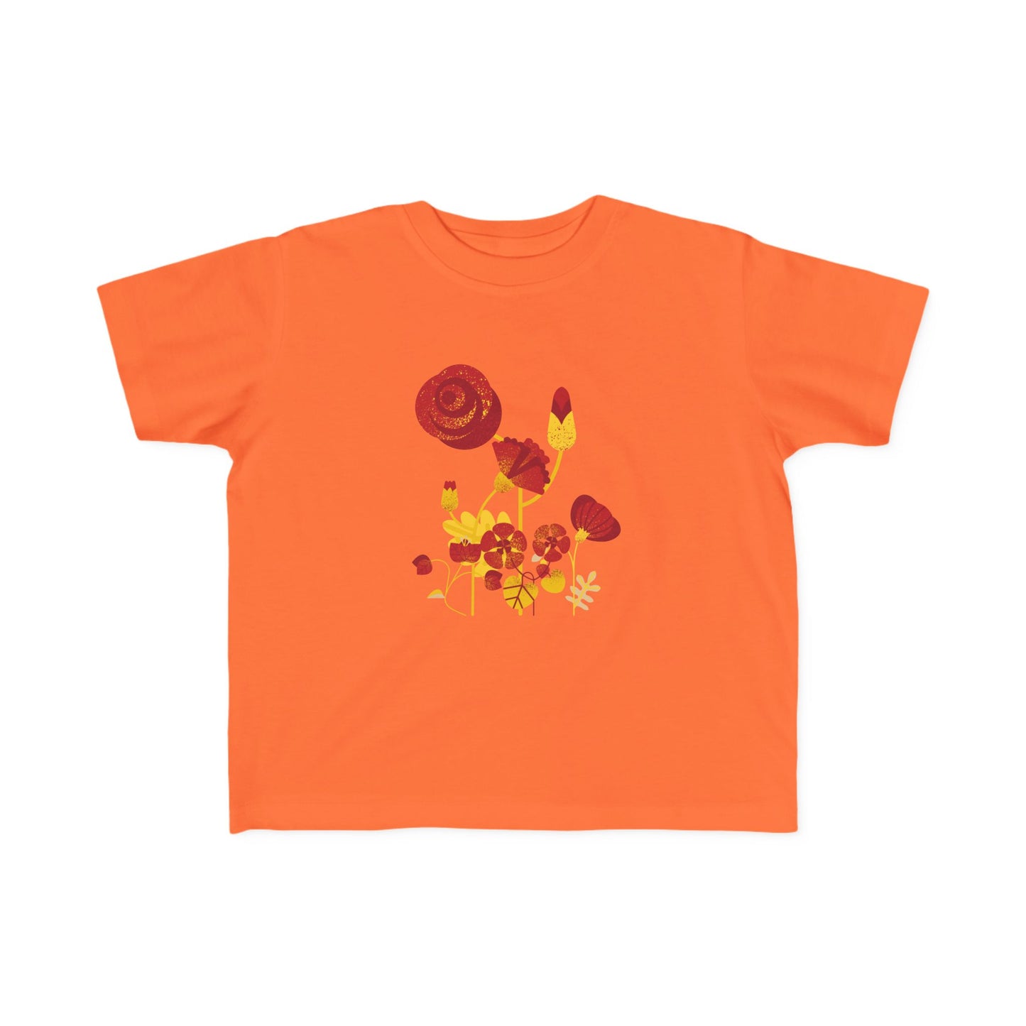 Retro Flowers Toddler T-shirt EU