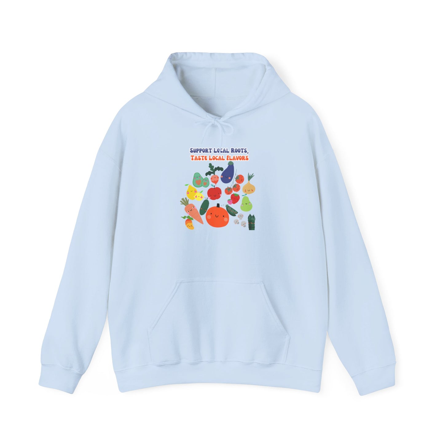 Local Roots, Local Flavors Unisex Heavy Blend™ Hooded Sweatshirt