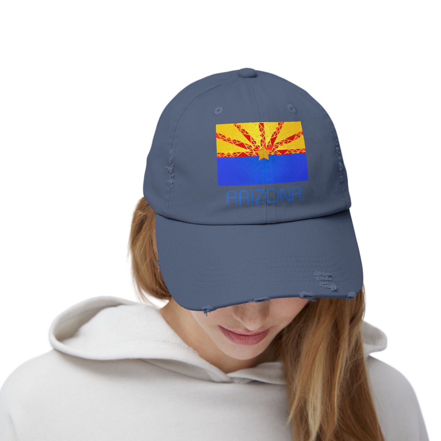 Modern Arizona Unisex Distressed Cap