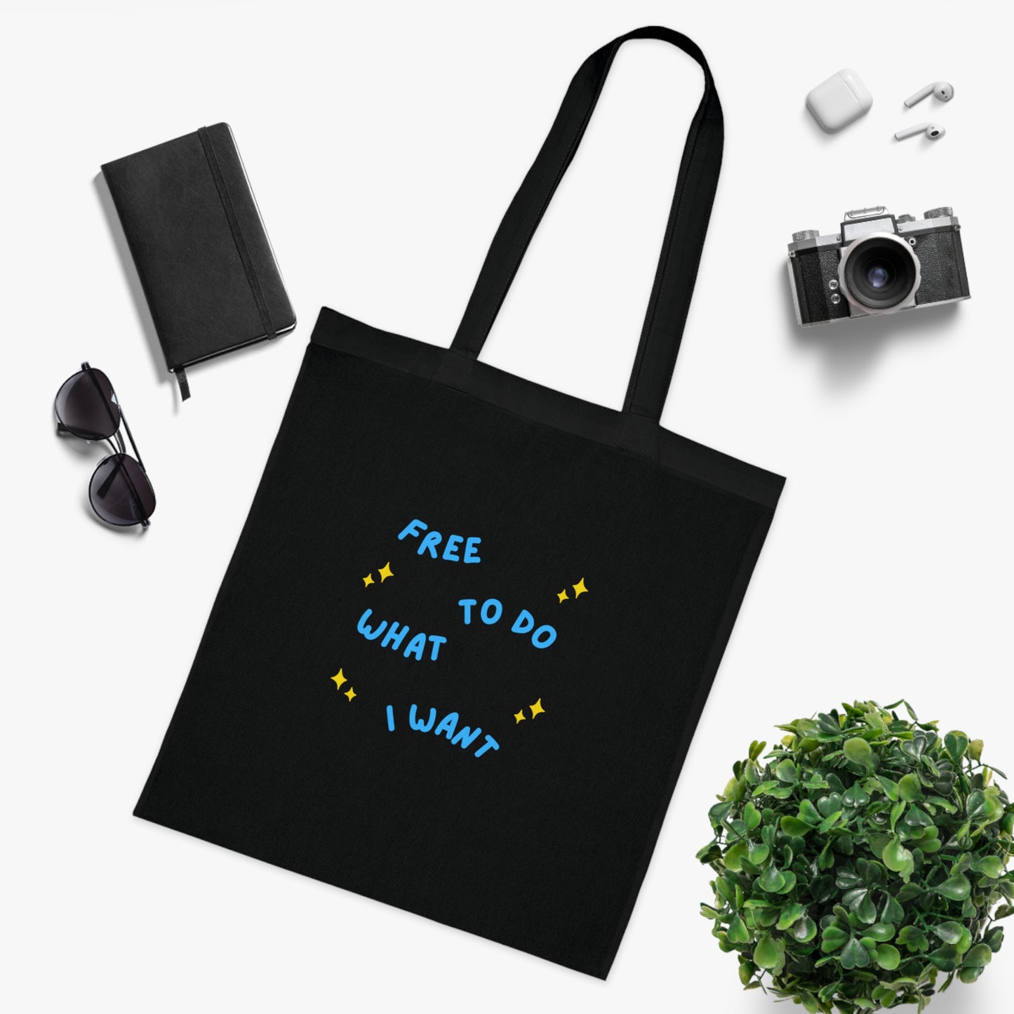 Free to Do What I Want Tote Bag EU