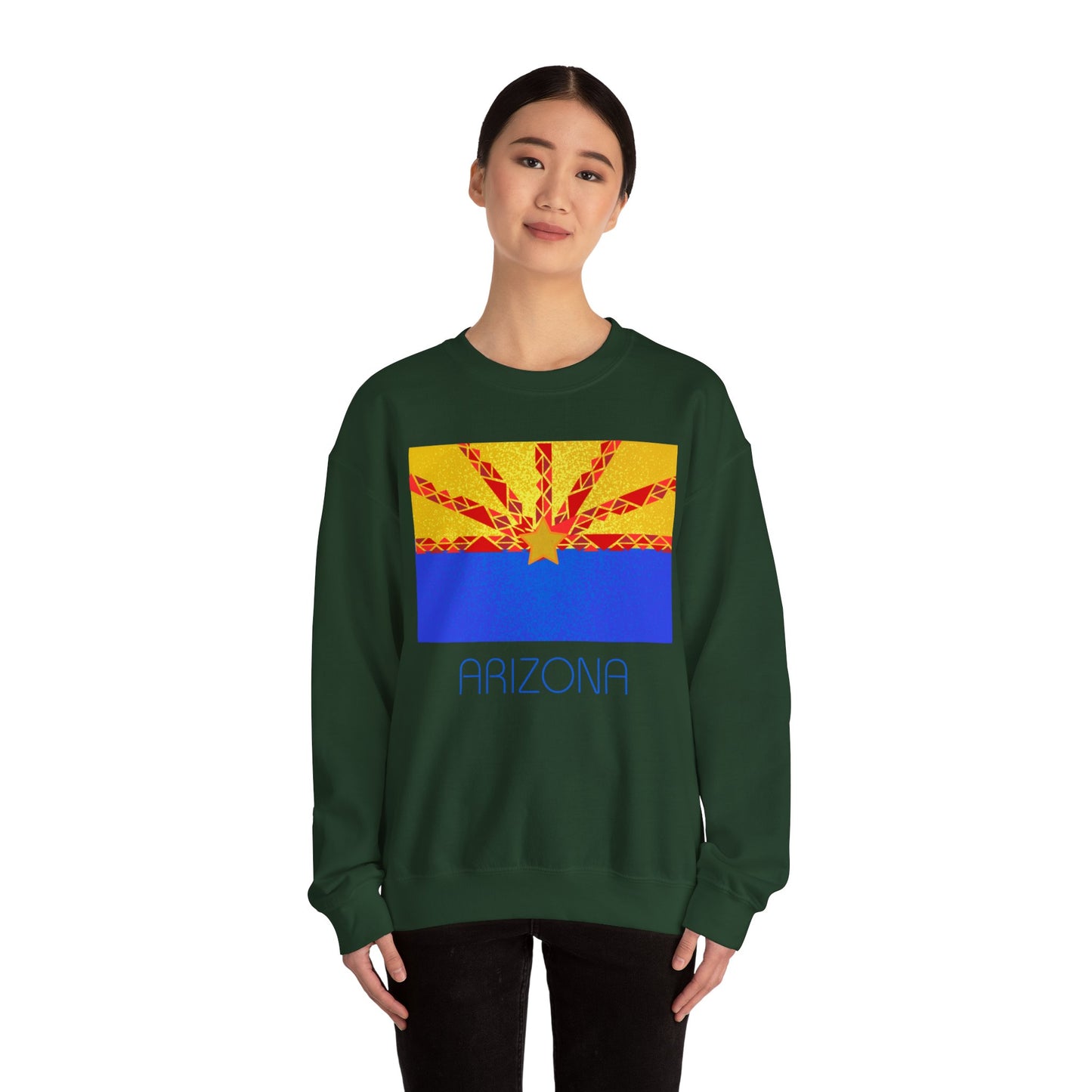 Sudadera unisex con cuello redondo Modern Arizona Heavy Blend™