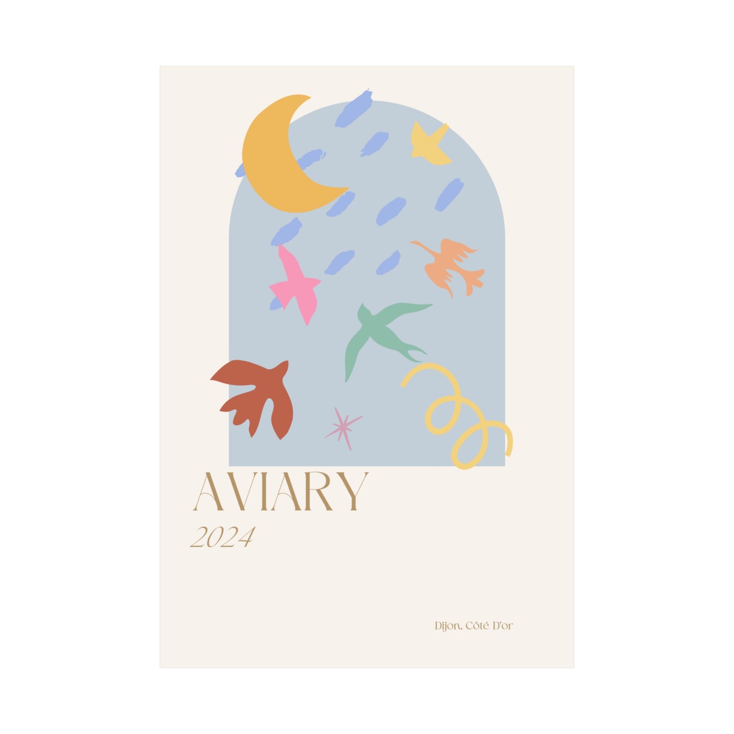 Aviary Vertical Posters