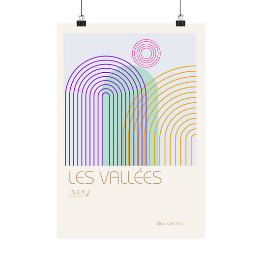 Les Vallees Vertical Posters