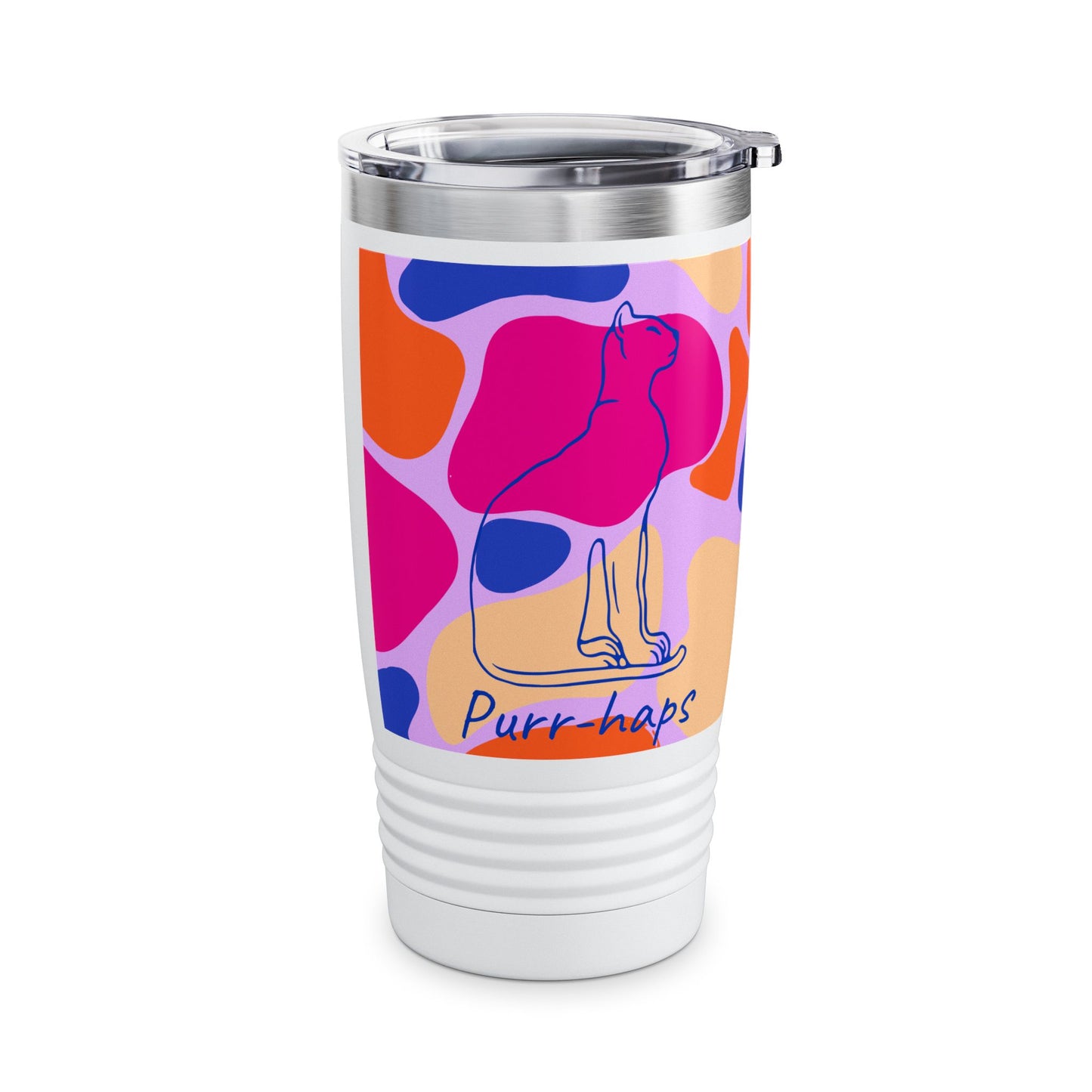 Purr-haps Cat Ringneck Tumbler, 20oz