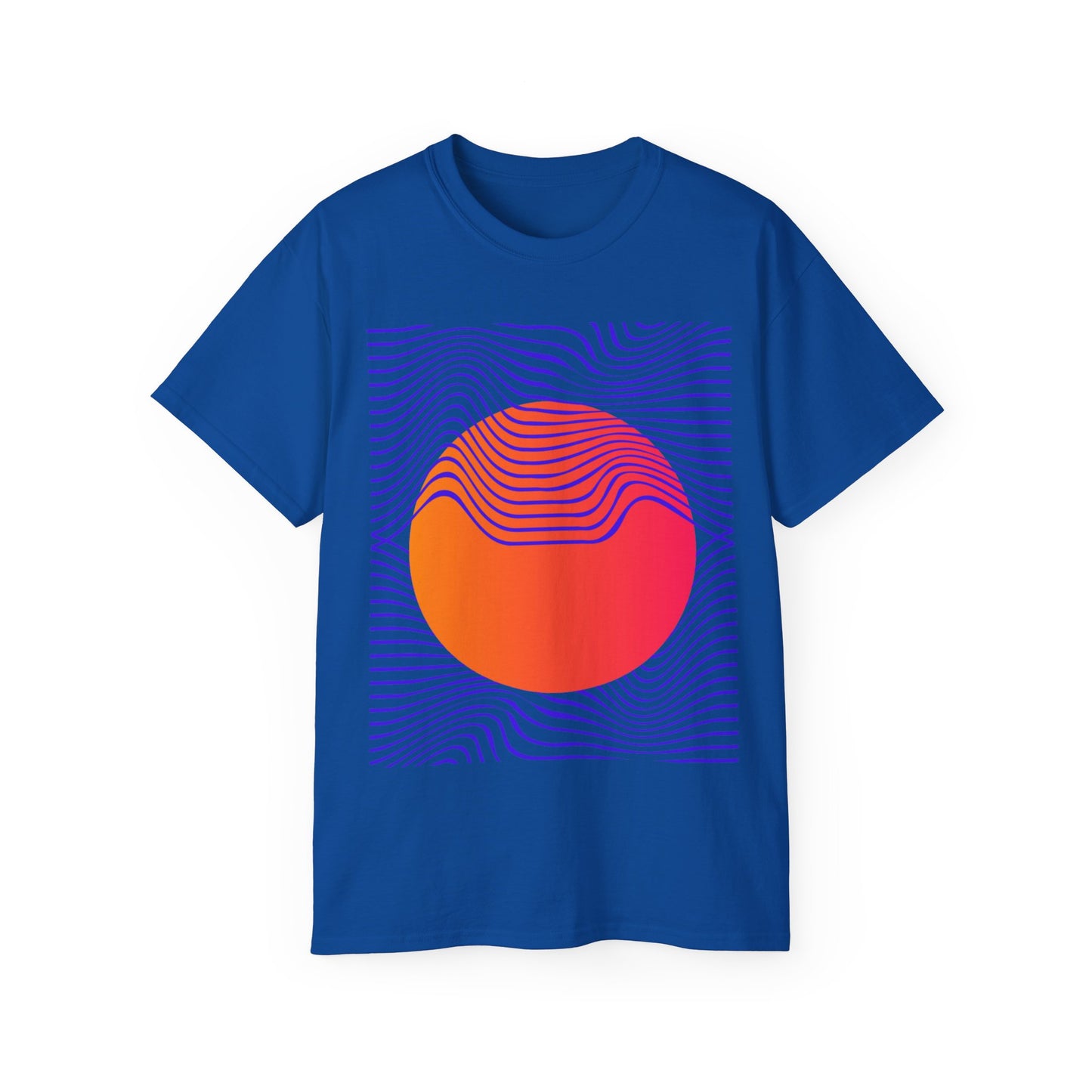 Camiseta unisex de algodón ultrafino Waves EU