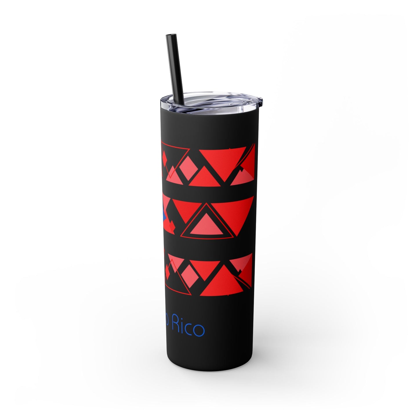 Modern Puerto Rico Tumbler with Straw, 20oz