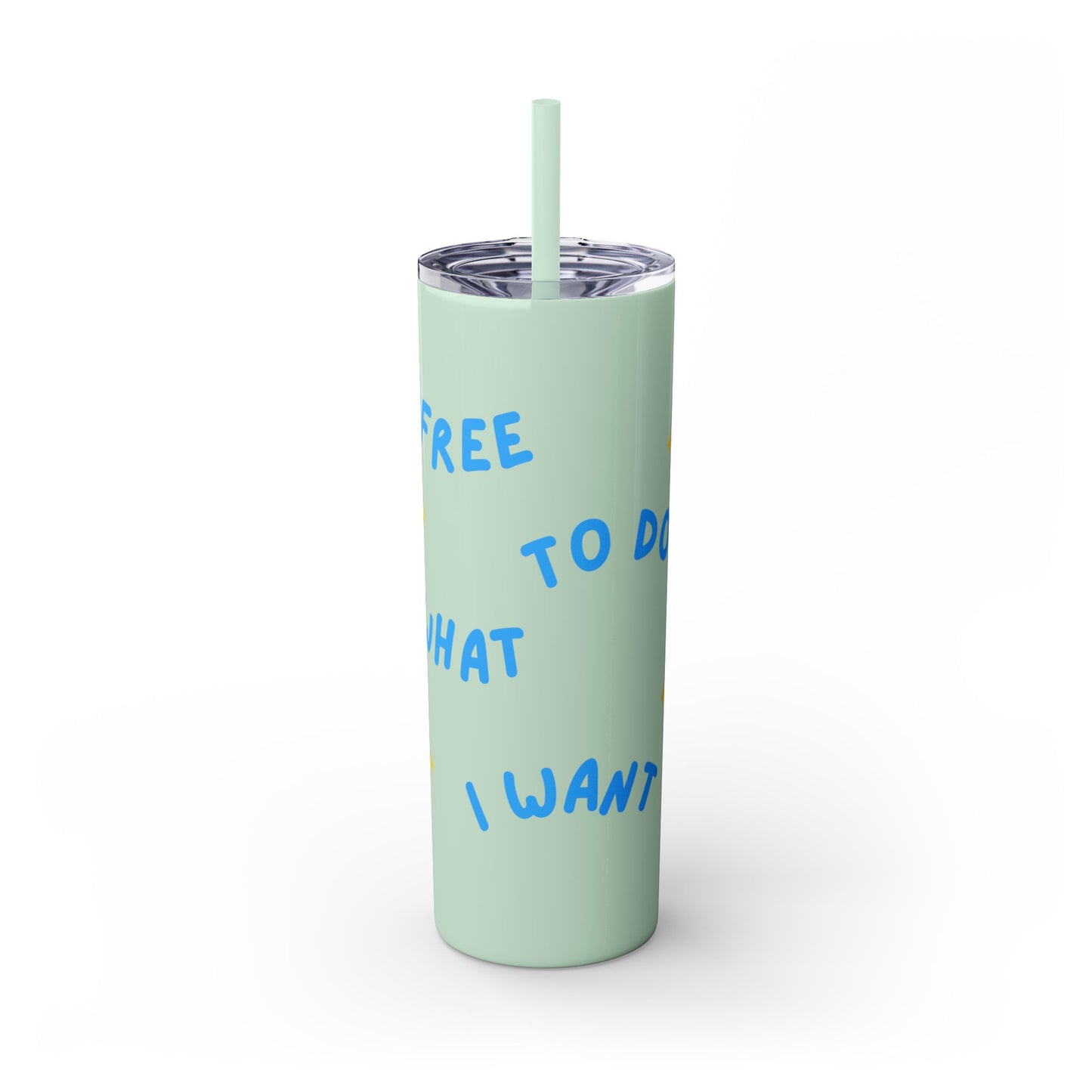 Free To Do What I Want Tumbler with Straw, 20oz