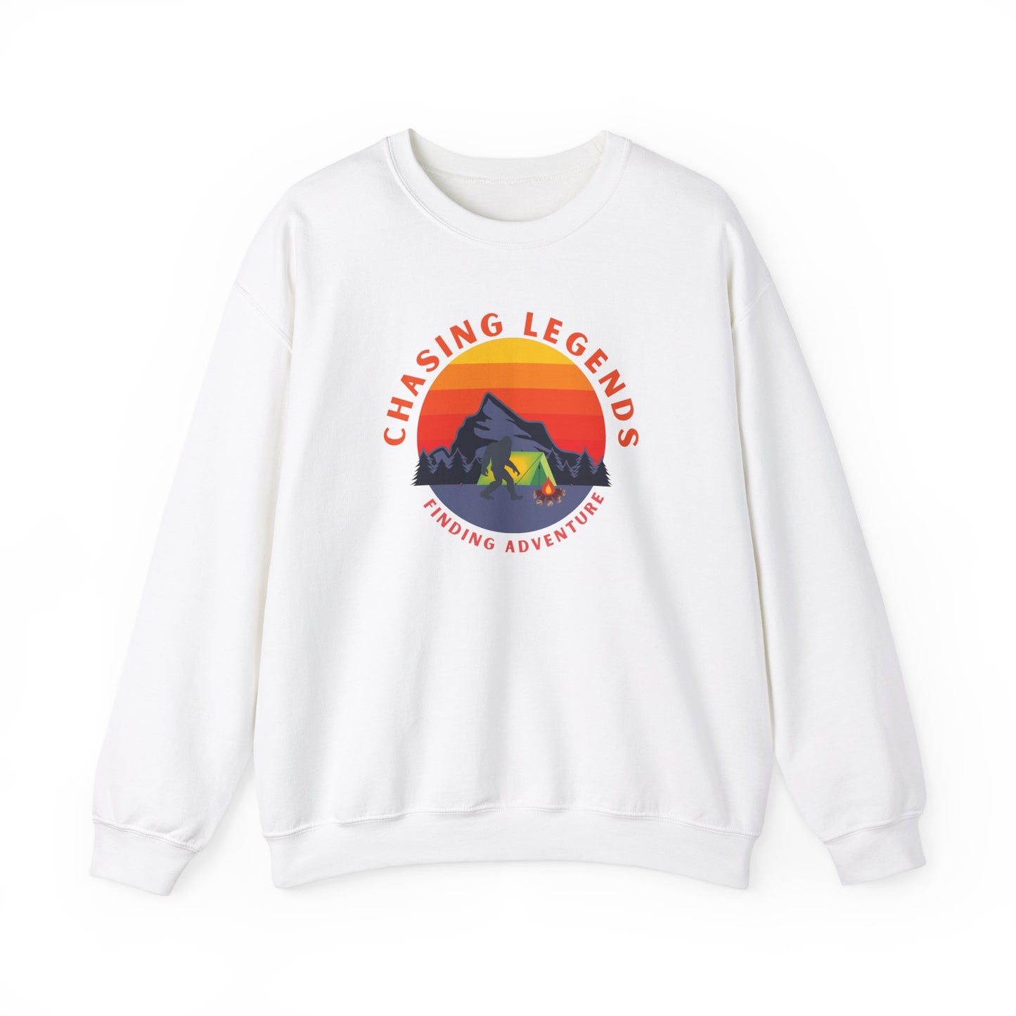 Sudadera unisex de cuello redondo de mezcla pesada Bigfoot Adventure: Chasing Legends