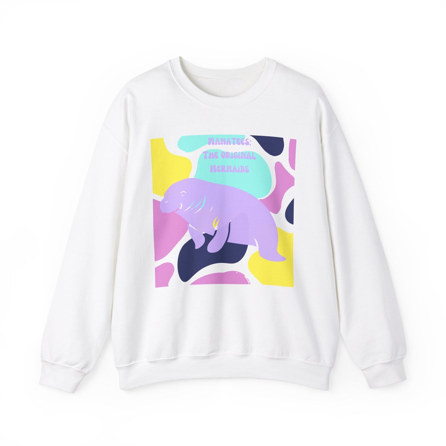 The Original Mermaid Manatee Unisex Heavy Blend™ Crewneck Sweatshirt