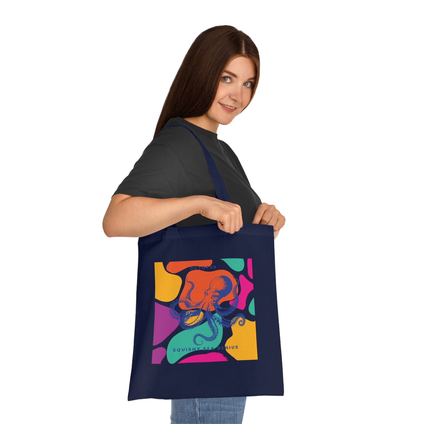 Squishy Sea Genius Octopus Tote Bag EU