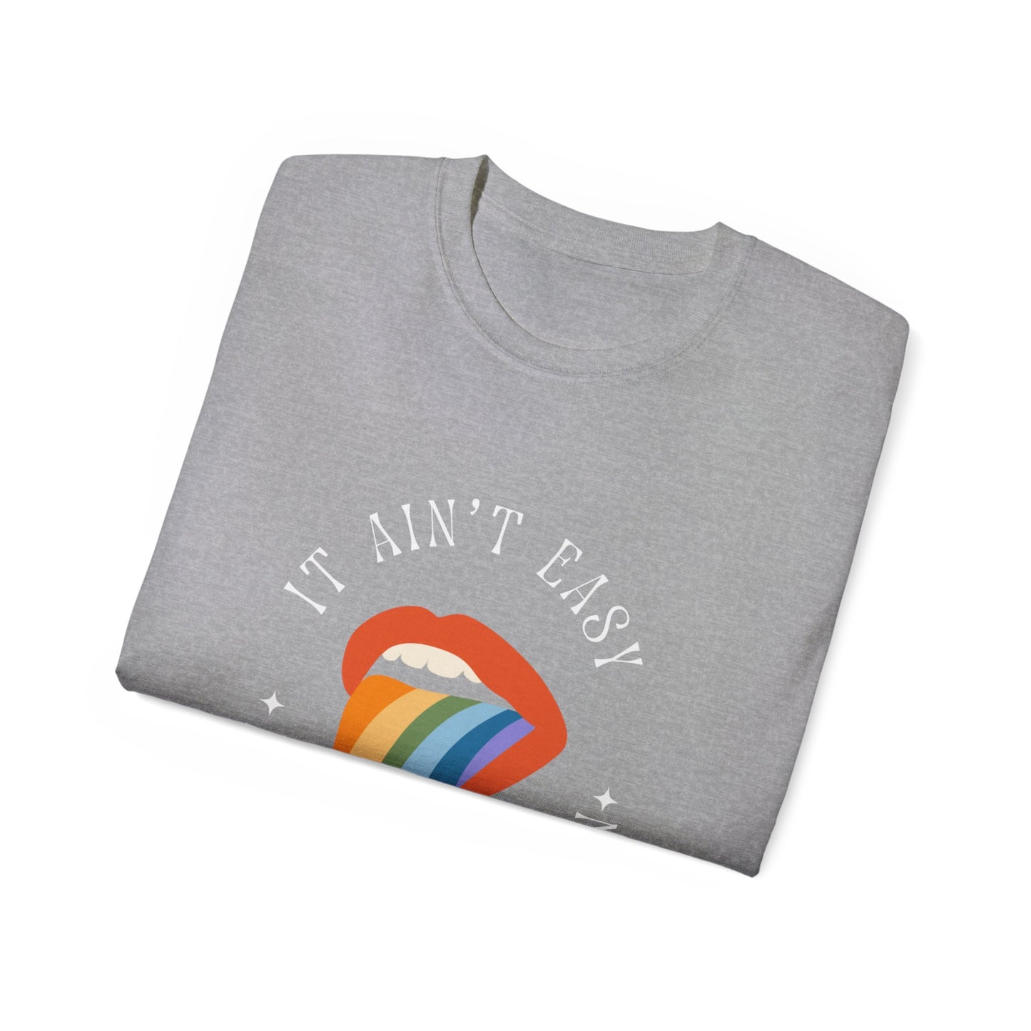 Camiseta unisex de algodón ultra fino It Ain't Easy de la UE 