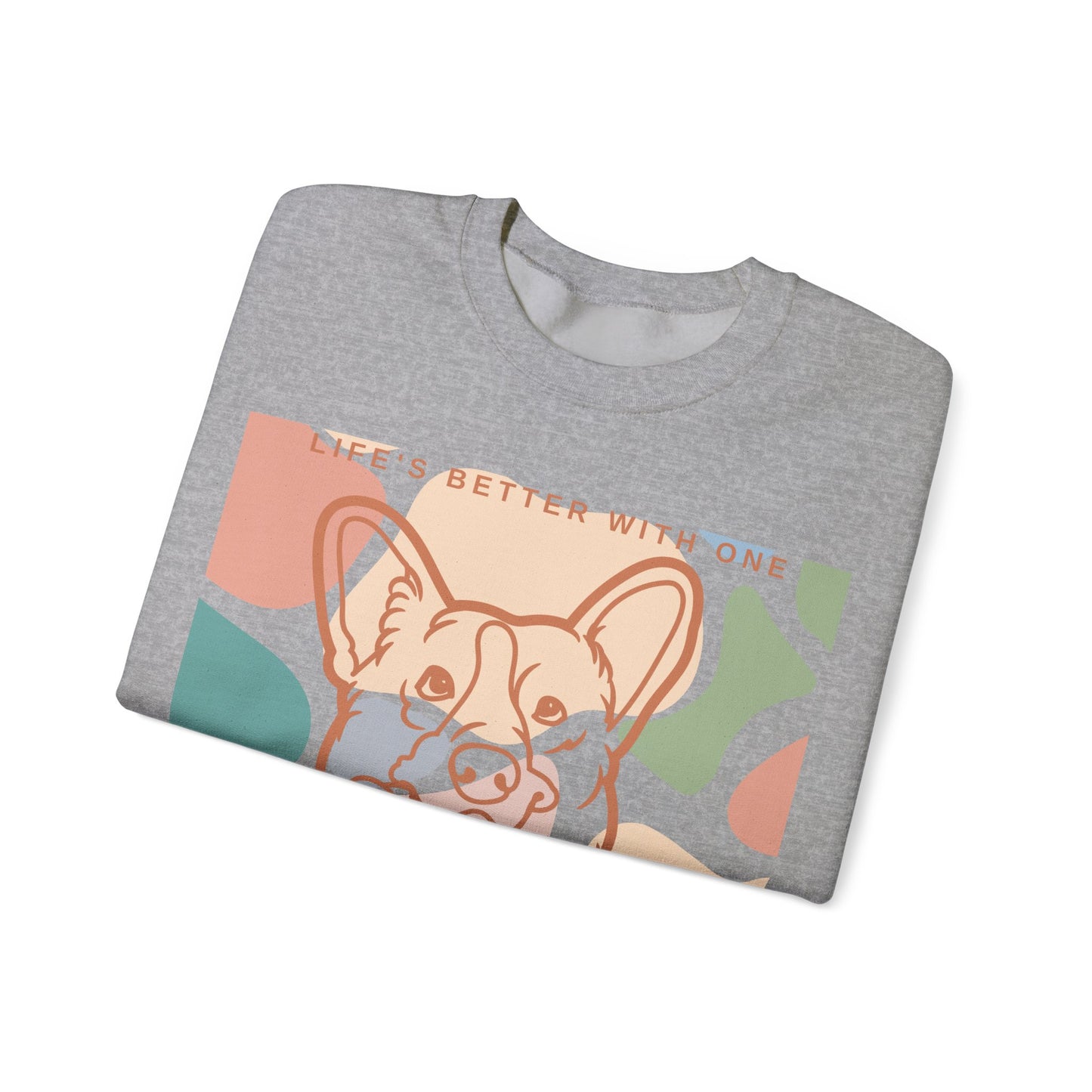 Cute Corgi Unisex Heavy Blend™ Crewneck Sweatshirt EU