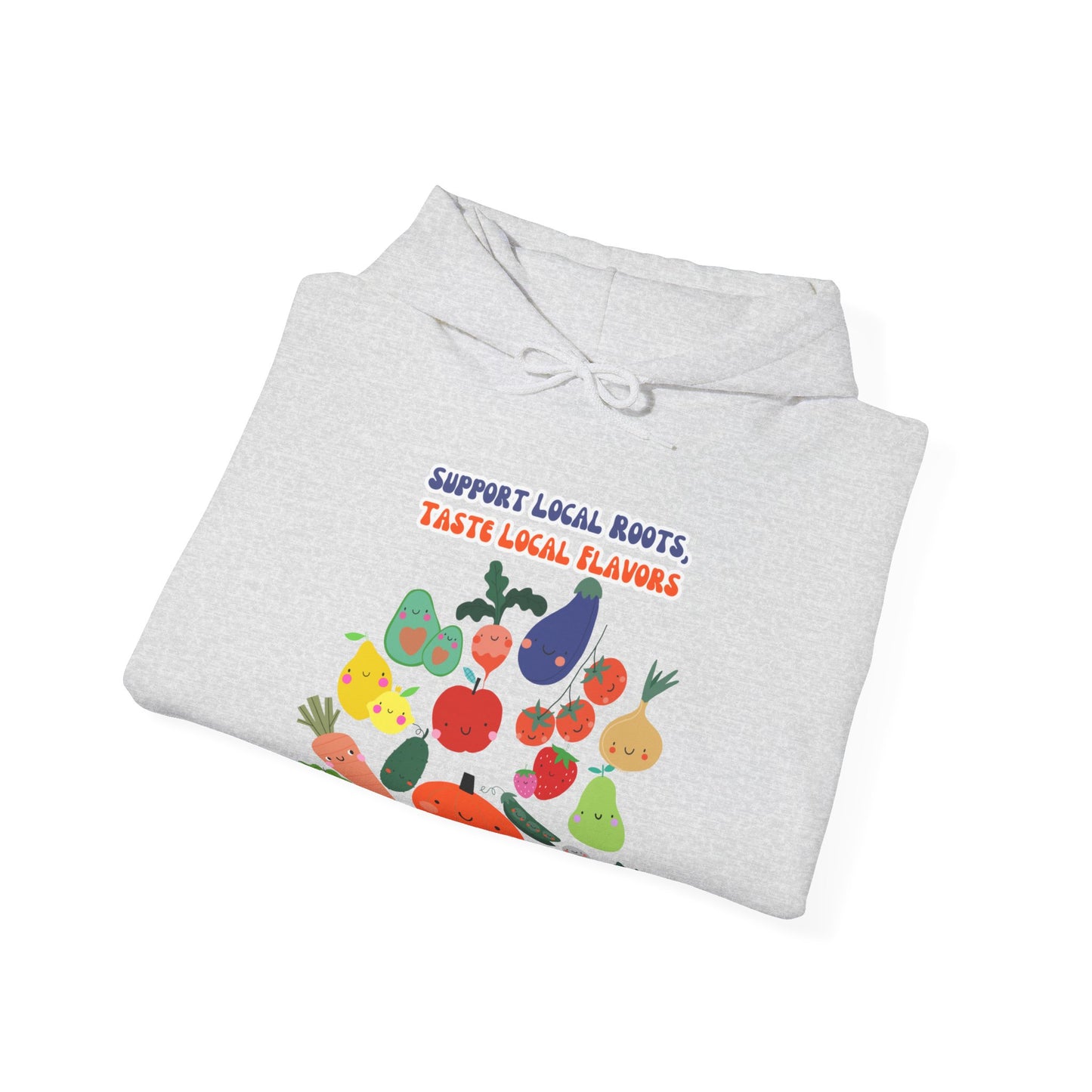 Local Roots, Local Flavors Unisex Heavy Blend™ Hooded Sweatshirt EU