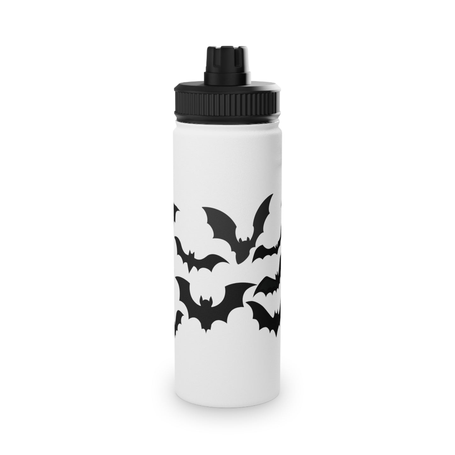 I Love Bats Steel Water Bottle, Standard Lid EU