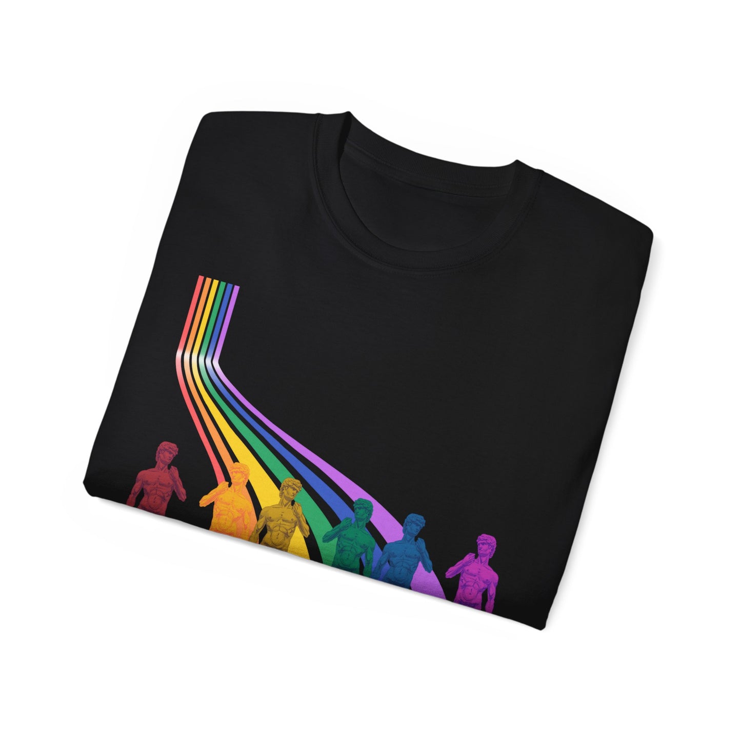 Camiseta unisex de algodón ultra fino Davey Pride de la UE