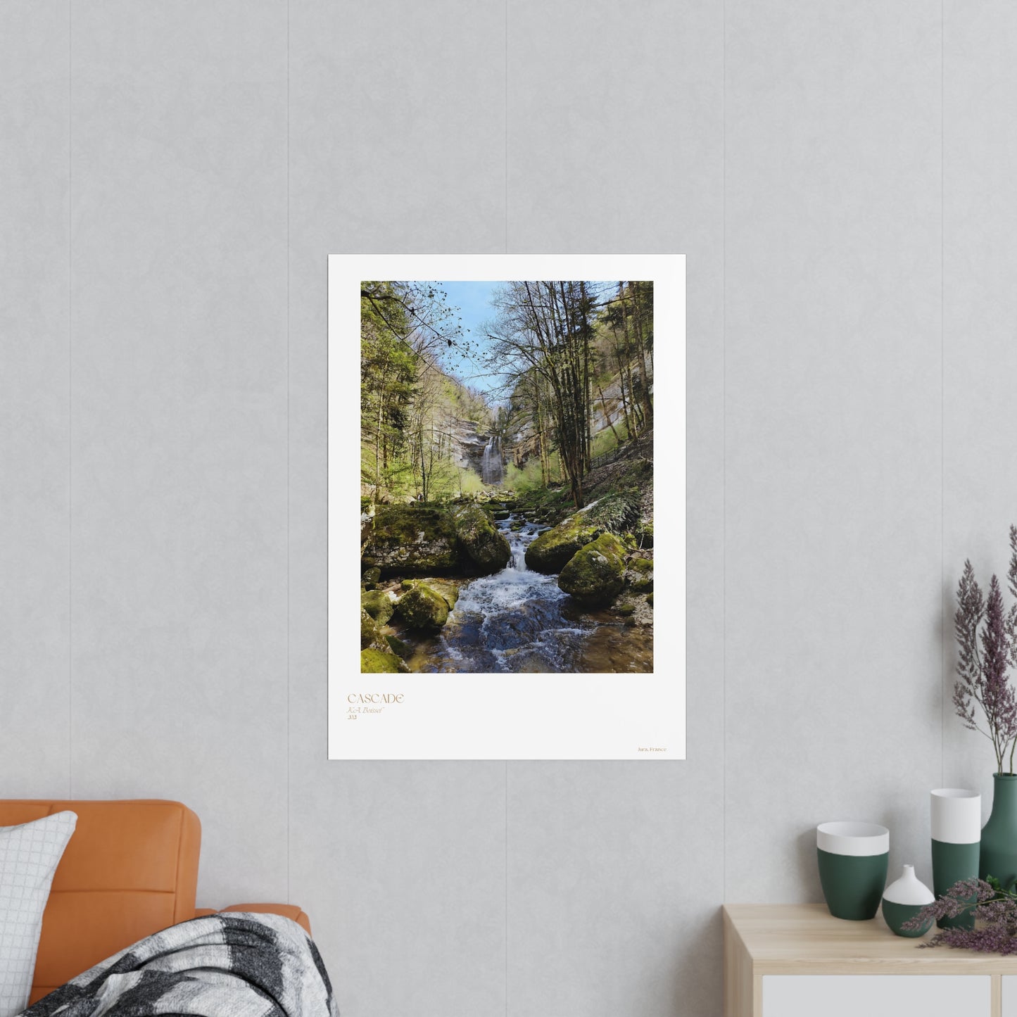 Cascade Photograph Vertical Posters EU