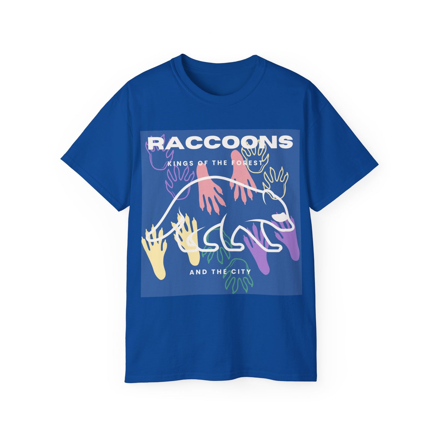 Kings of City Forest Raccoons Unisex Ultra Cotton Tee