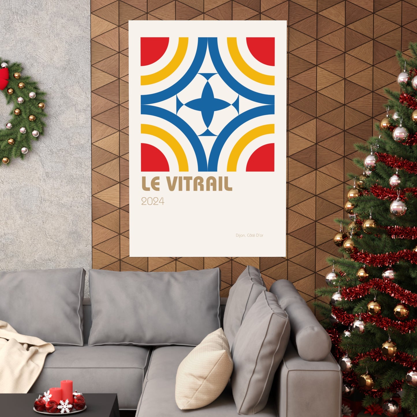 Le Vitrail Vertical Posters