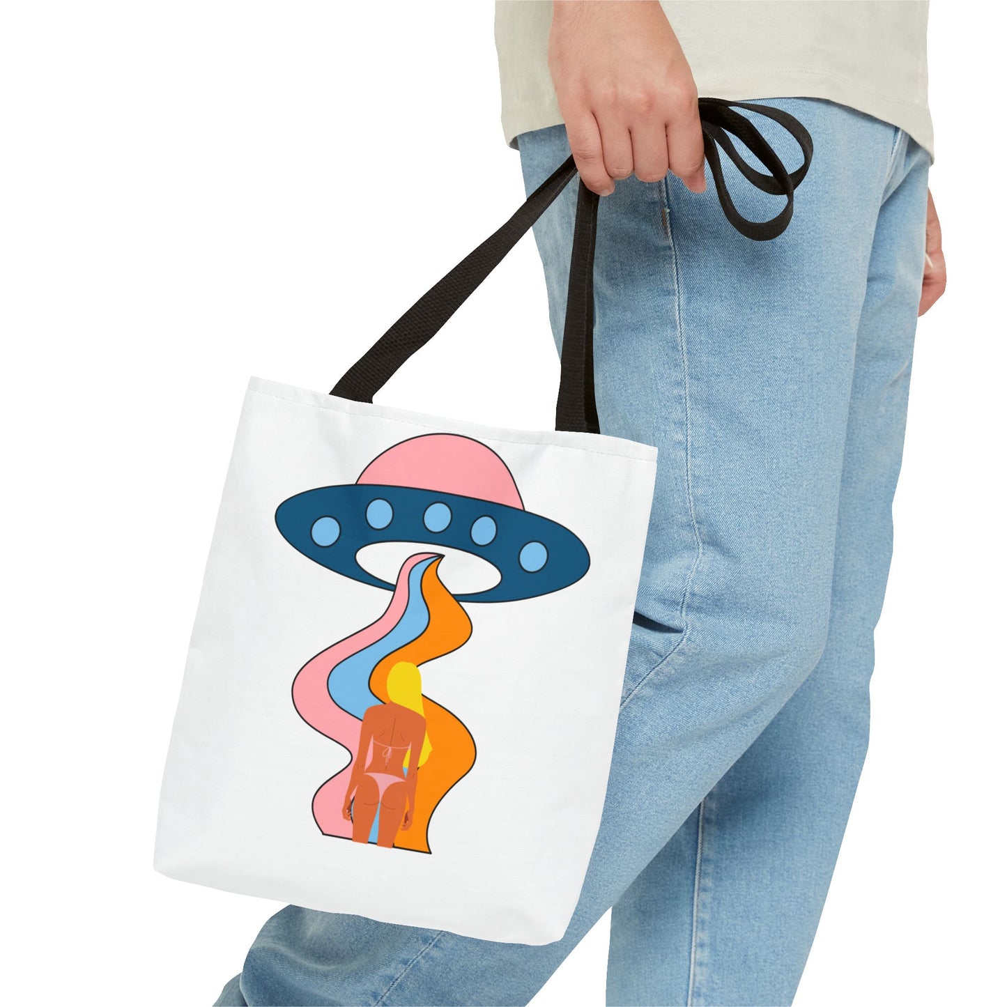 Bikini Abduction Tote Bag