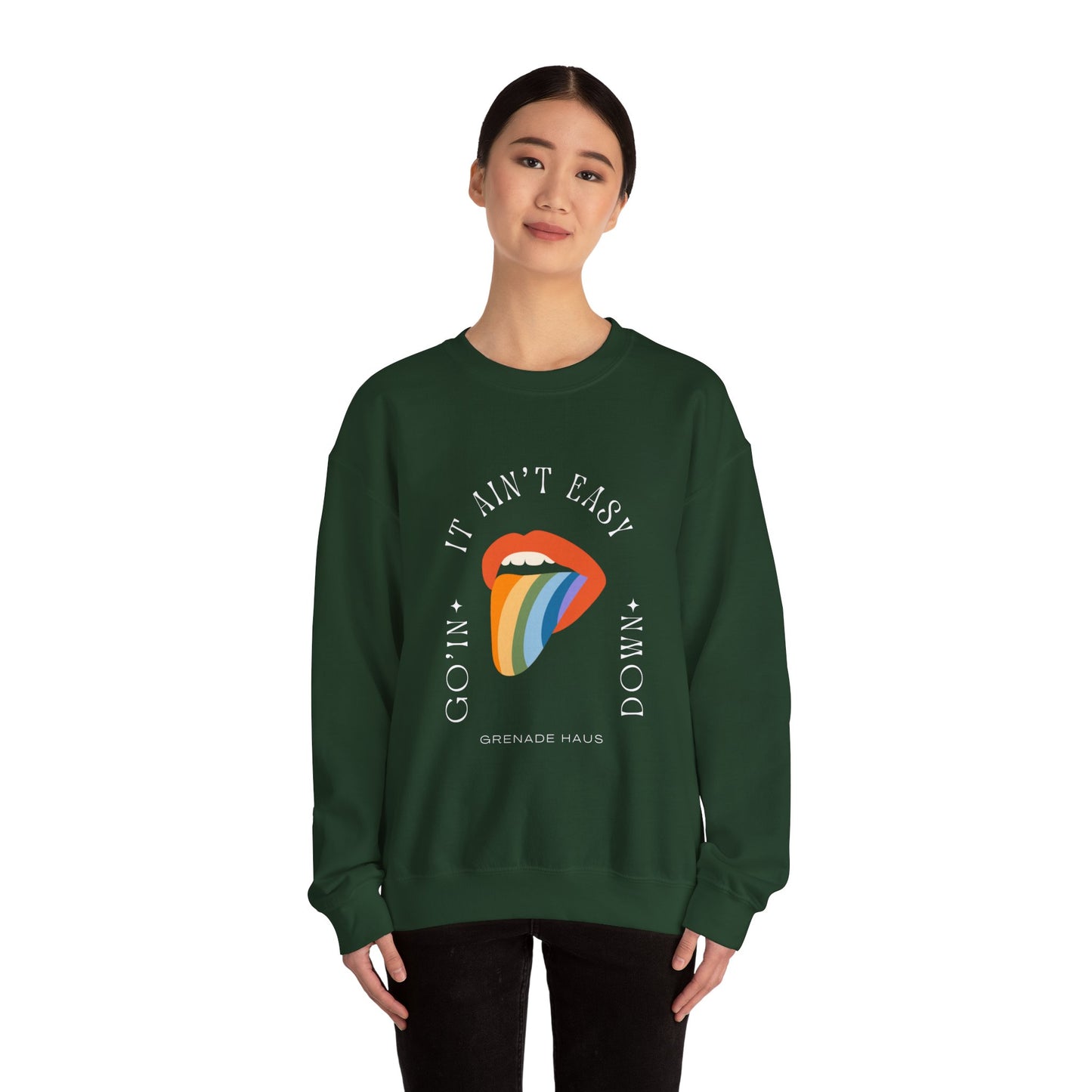 It Ain't Easy Unisex Heavy Blend™ Crewneck Sweatshirt EU