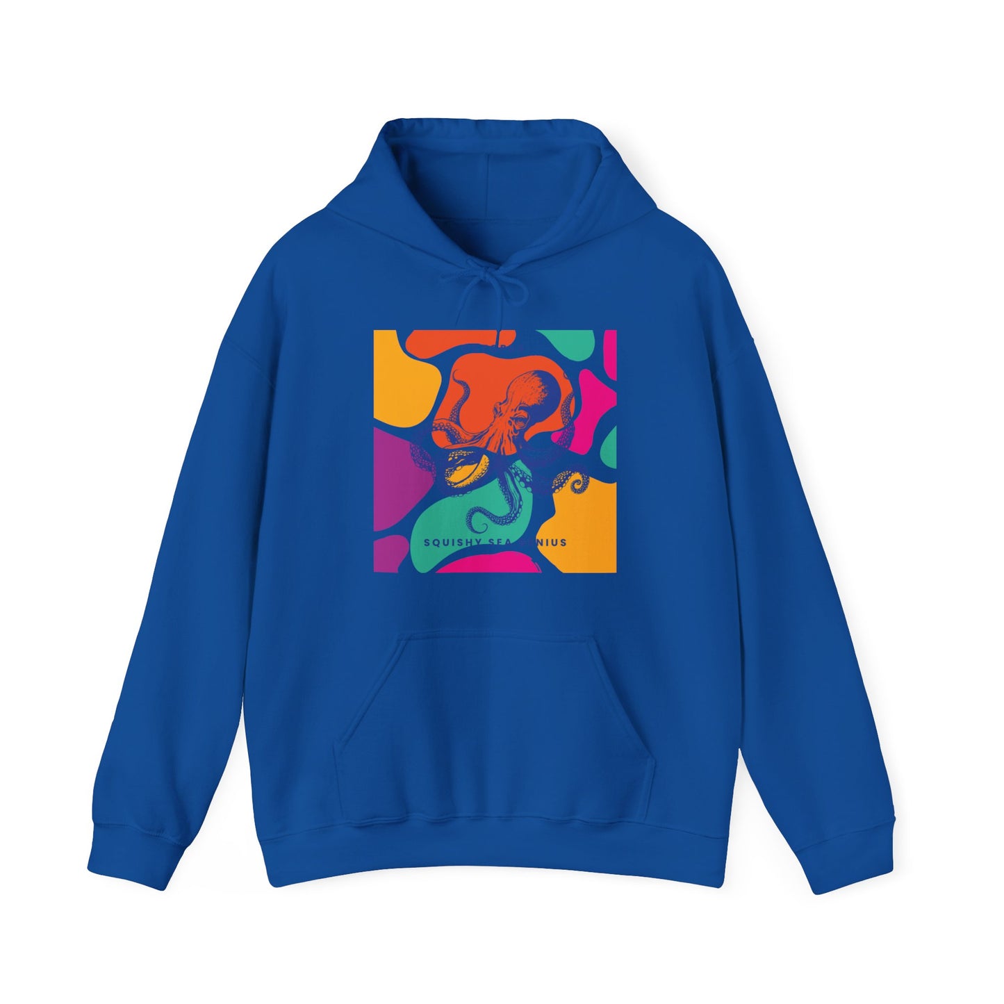 Squishy Sea Genius Octopus Unisex Heavy Blend™ Hooded Sweatshirt EU