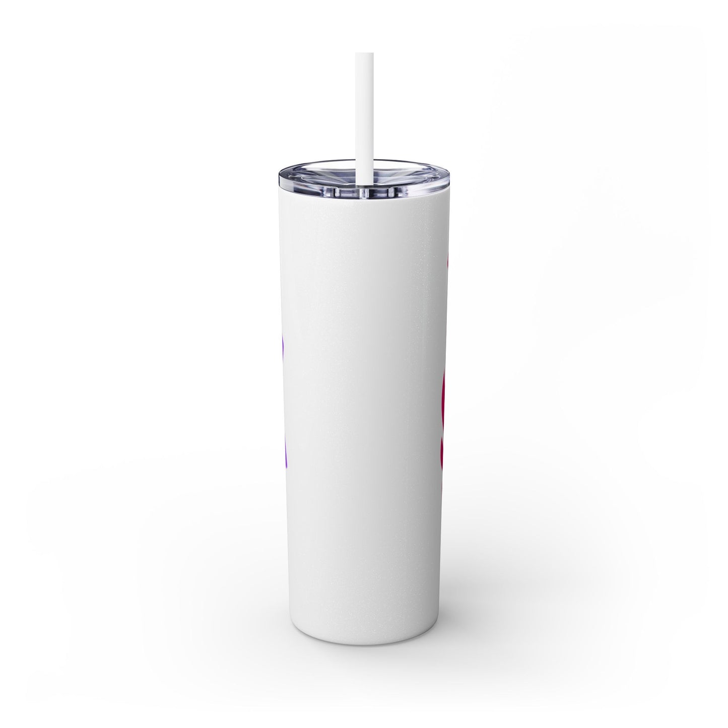 Delulu is My Baseline Tumbler with Straw, 20oz