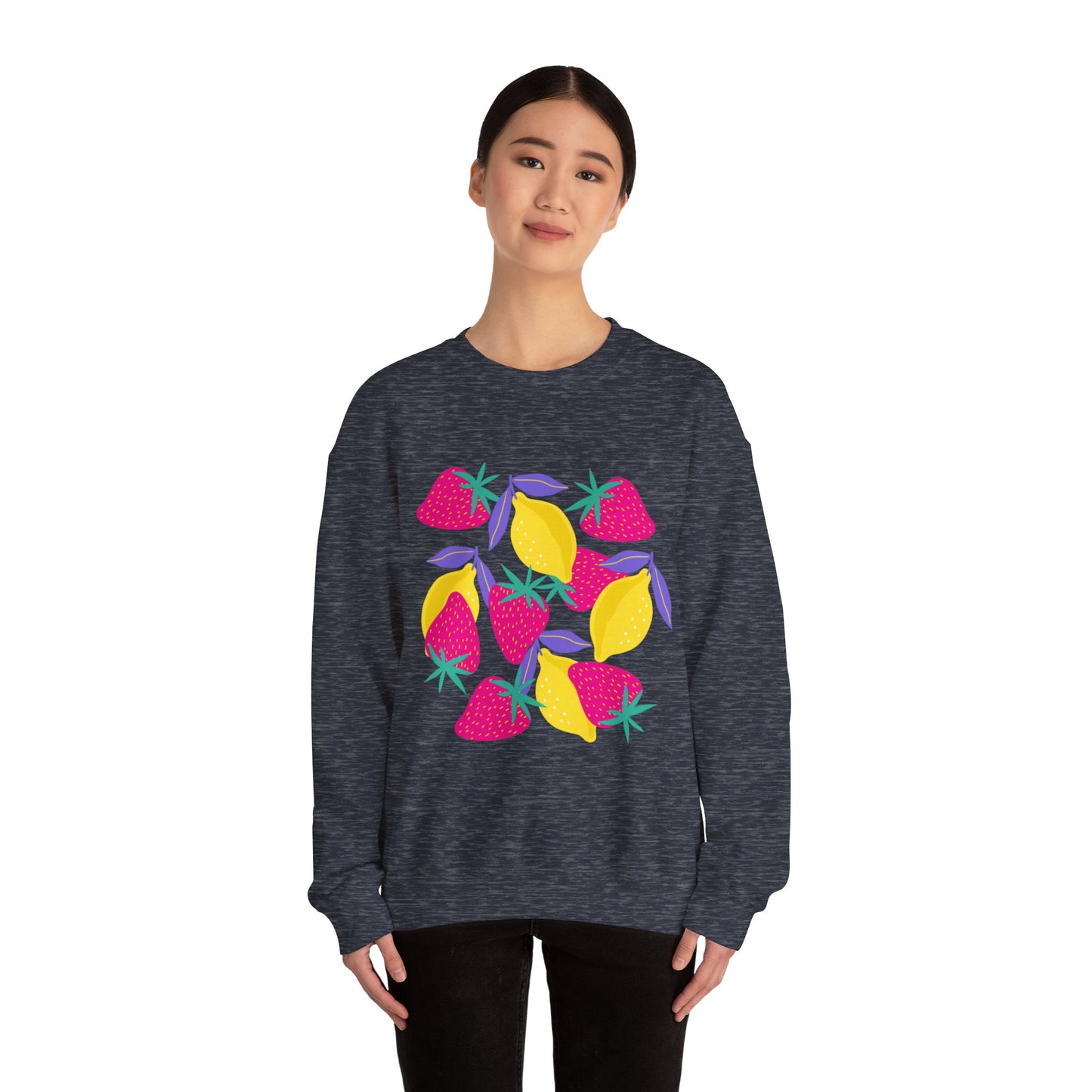 Lemons and Strawberries Unisex Heavy Blend™ Crewneck Sweatshirt